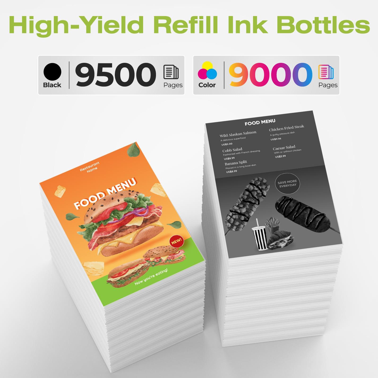 31 32XL Ink Bottle Set, Smart Tank 7602 5101 6001 651 Ink Refill Compatible with HP 31 Ink 32XL Black Ink Bottle Set for Smart Tank 5101 7602 5000 651 5103 6001 7301 7001 7302 5102 7002 7006 Printers - Image 3