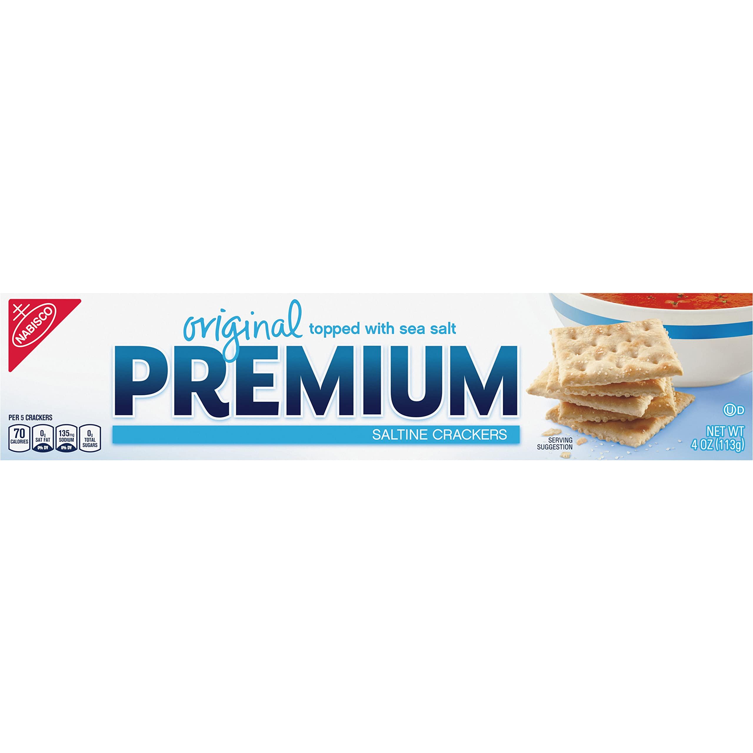 Premium Original Saltine Crackers, Lunch Snacks, Bulk Snacks, 12 - 4 oz Boxes - Image 21