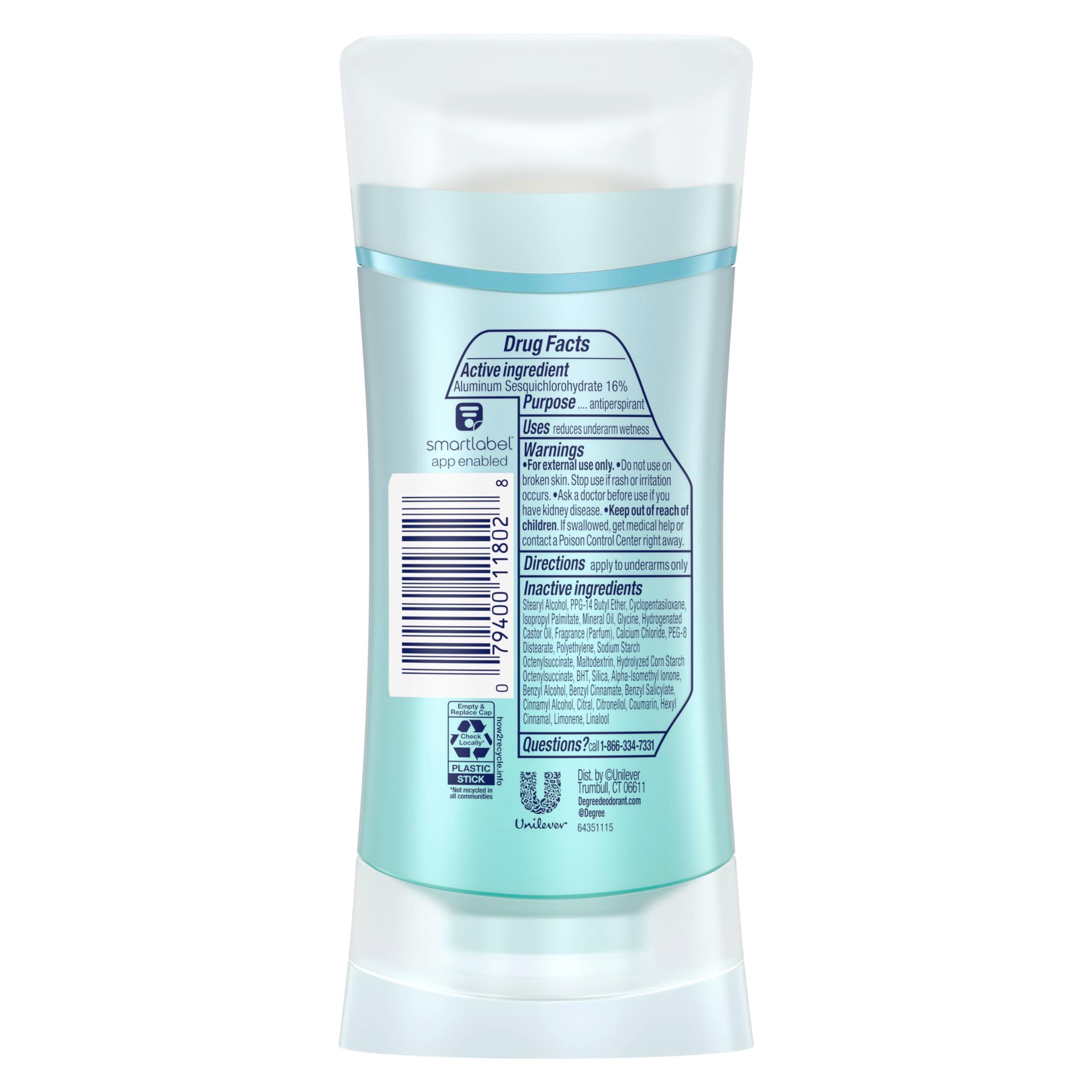 Degree Advanced Protection Antiperspirant Deodorant Shower Clean for 72-Hour Sweat & Odor Control for Women, with Body Heat Activated Technology, 2.6 oz - Image 2