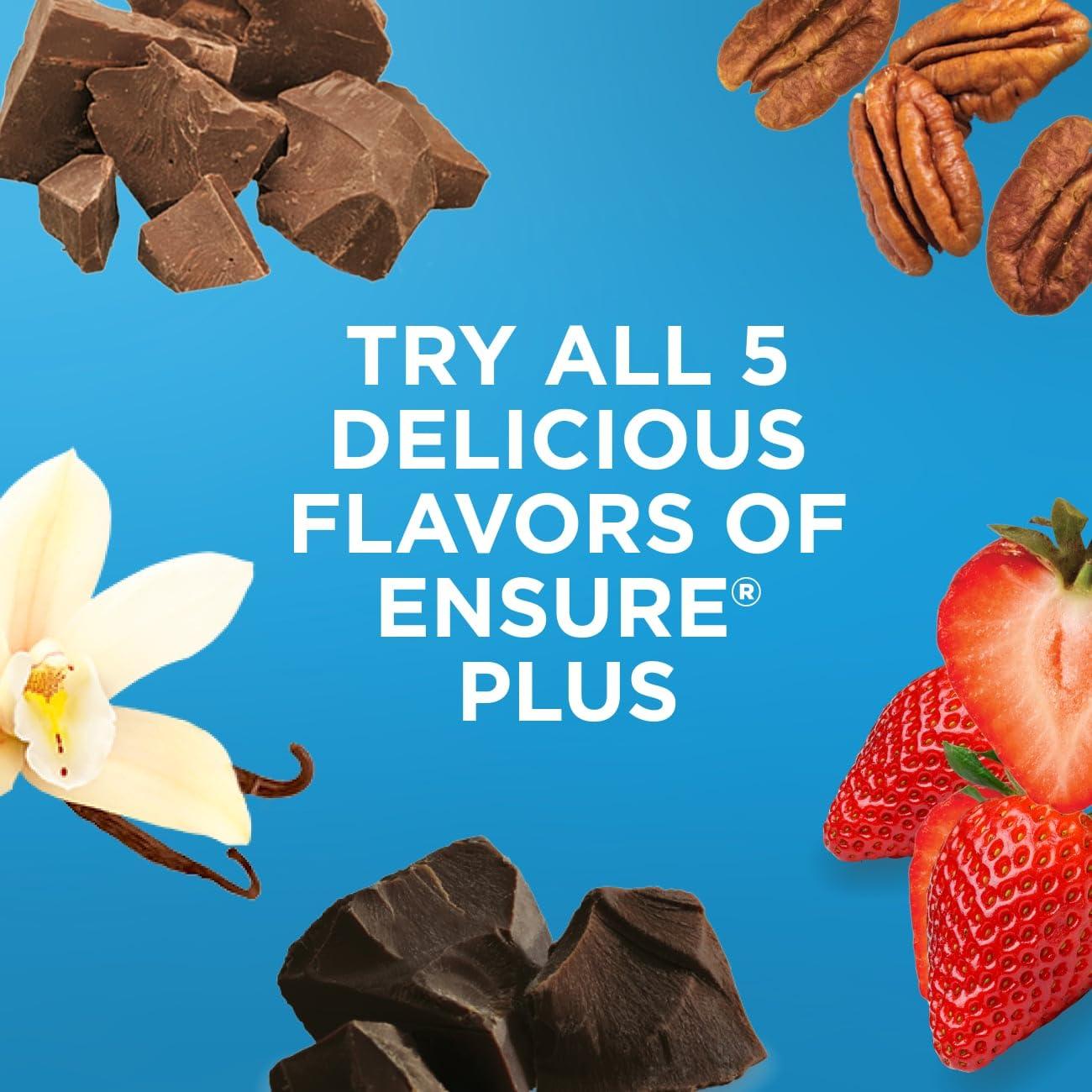 Ensure Plus DarkChocolate Nutrition Shake | Meal Replacement Shake | Ready To Drink | 16g Protein and 27 Vitamins and Minerals | 8 fl oz - 24 Pack - Image 9