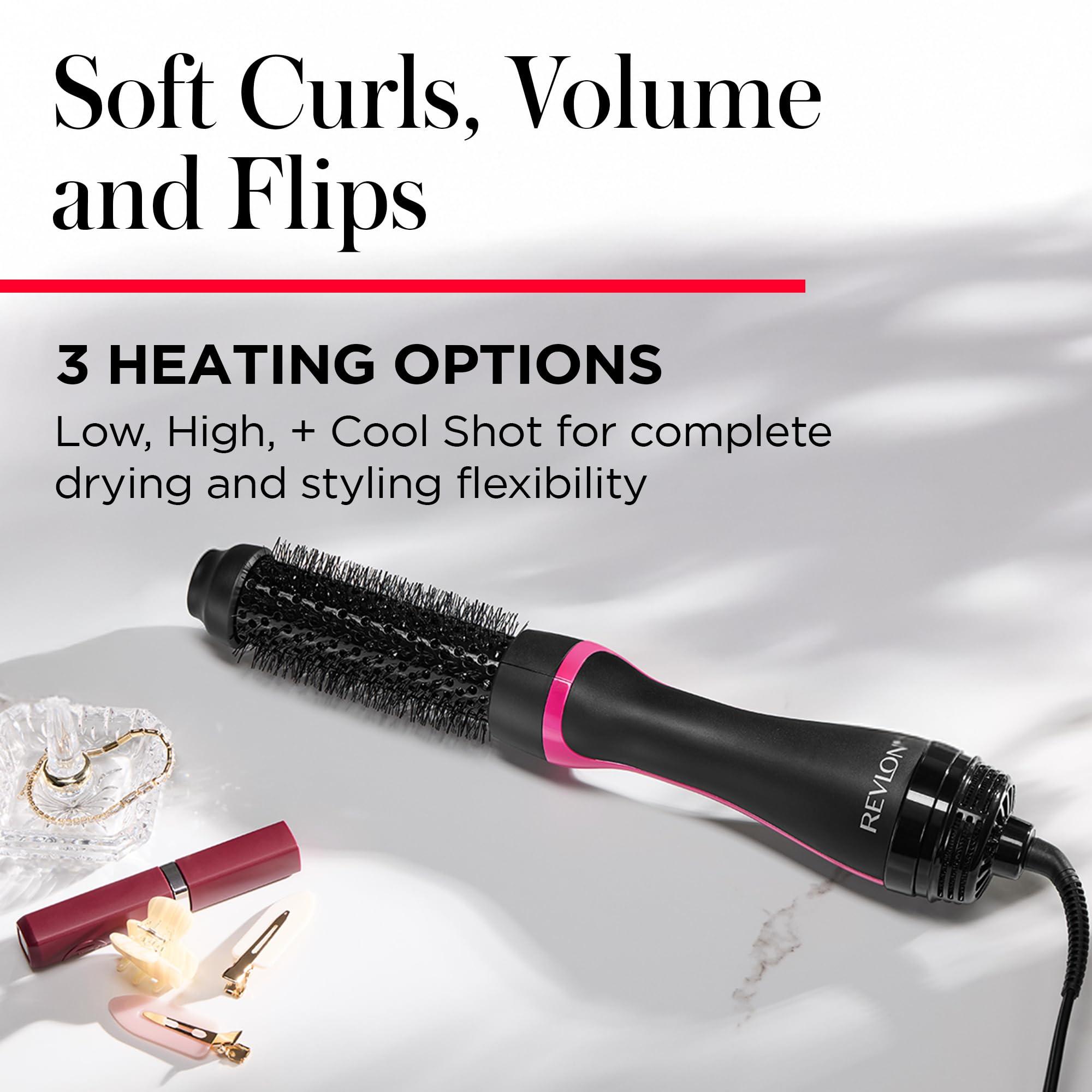 REVLON One-Step Hair Dryer and Styler - Root Booster Round Brush for Styling, Dryer Brush for Fast and Easy Salon-Quality Blowout, More Shine and Less Frizz (1-1/2 in) - Image 6