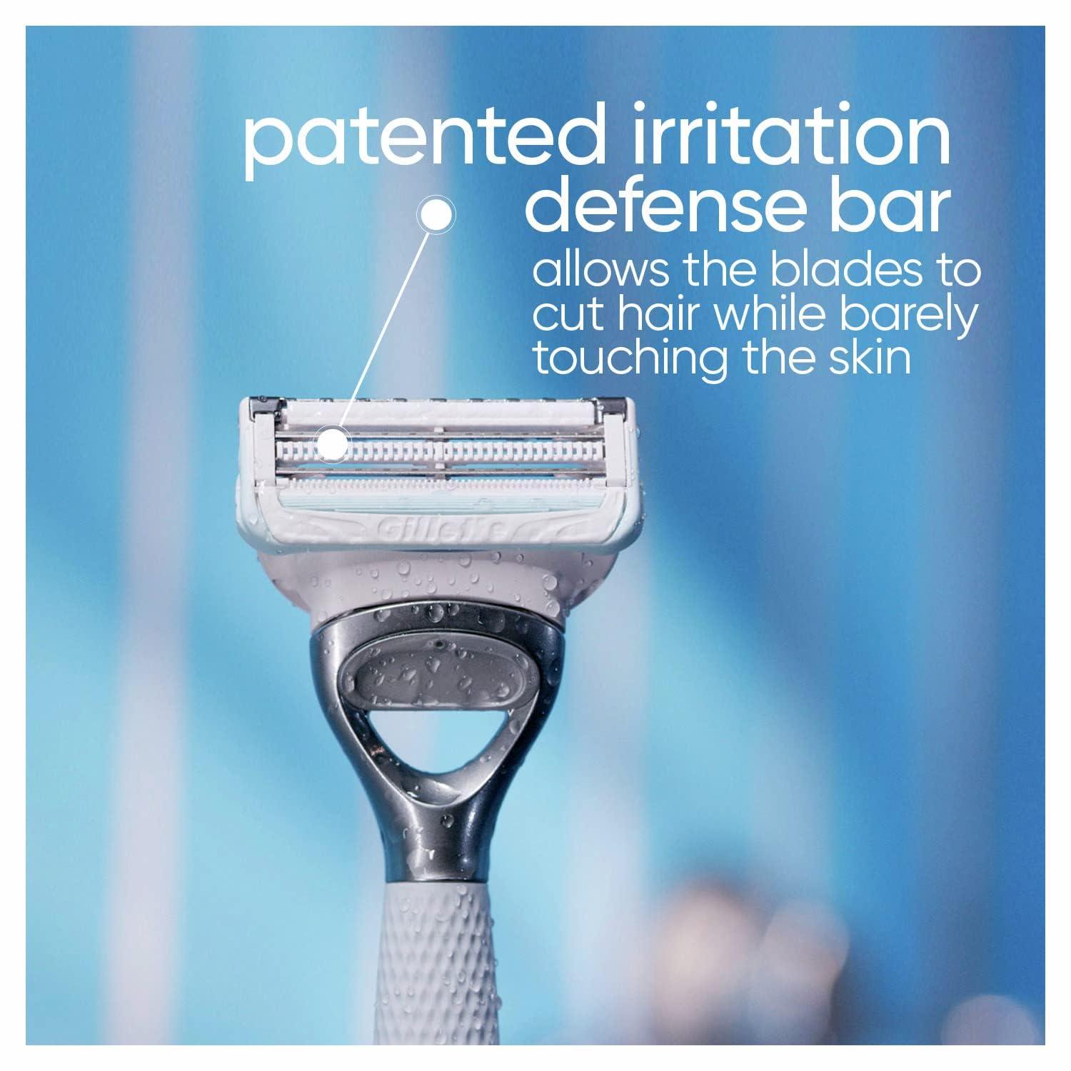 Gillette Venus Intimate Grooming Womens Razor Blade Refills with Bikini Trimmer, 4 Count - Image 3