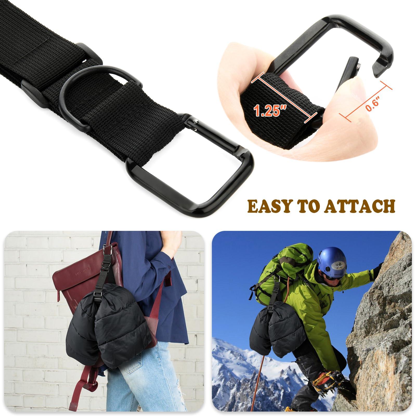 Cosmos 2 Pcs Add a Bag Strap Jacket Gripper Carry-on Baggage Straps Suitcase Belts Adjustable Extra Luggage Bag Straps for Travel Accessories - Image 7