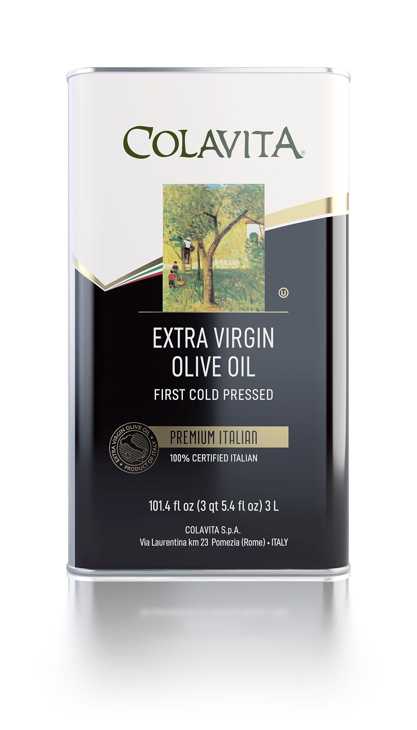 Colavita Premium Italian Extra Virgin Olive Oil Tin, 101.4 fl. oz. Tin