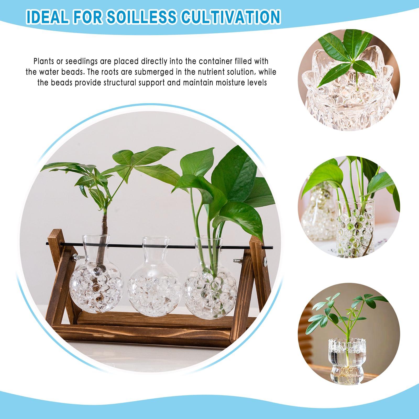 ORIKASO 150,000 Pieces Clear Vase Filler Beads for Vase Filling Decoration, Floating Candles Centerpiece, Wedding Centerpiece, Floral Arrangement Decor, Soilless Planting. Only for Adult Use - Image 5