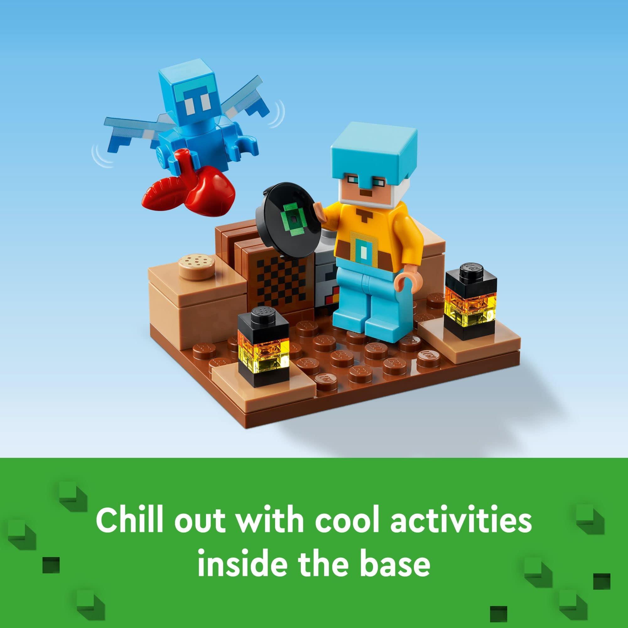 LEGO Minecraft The Sword Outpost 21244 Building Toys - Featuring Creeper, Warrior, Pig, and Skeleton Figures, Game Inspired Toy for Fun Adventures and Play, Gift for Kids, Boys, and Girls Ages 8+ - Image 5
