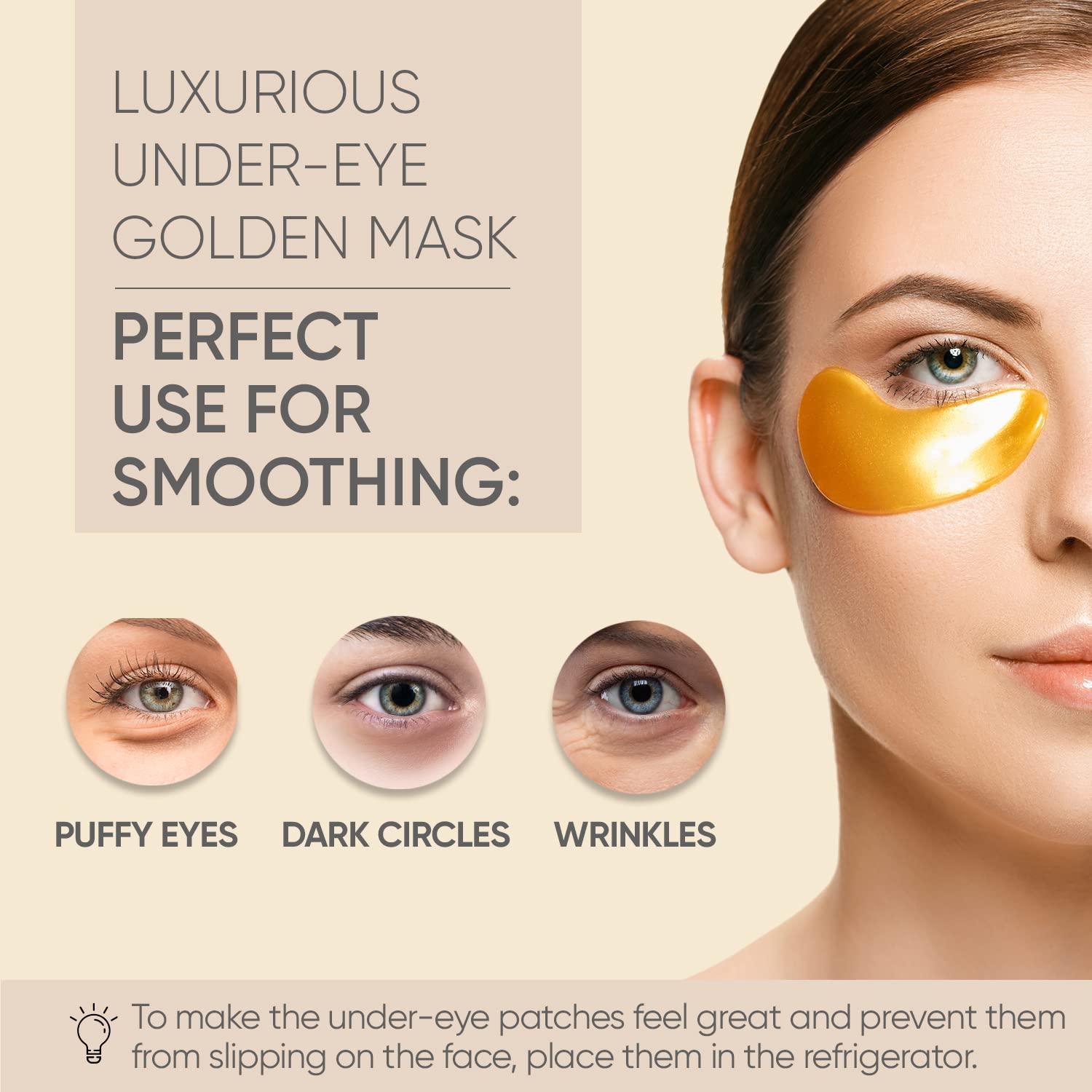 Under Eye Patches (20 Pairs) - Eye Patches For Puffy Eyes And Dark Circles - Under Eye Mask For Beauty & Personal Care - Under Eye Mask Amino Acid & Collagen For Dark Circles And Puffiness by Celor - Image 2