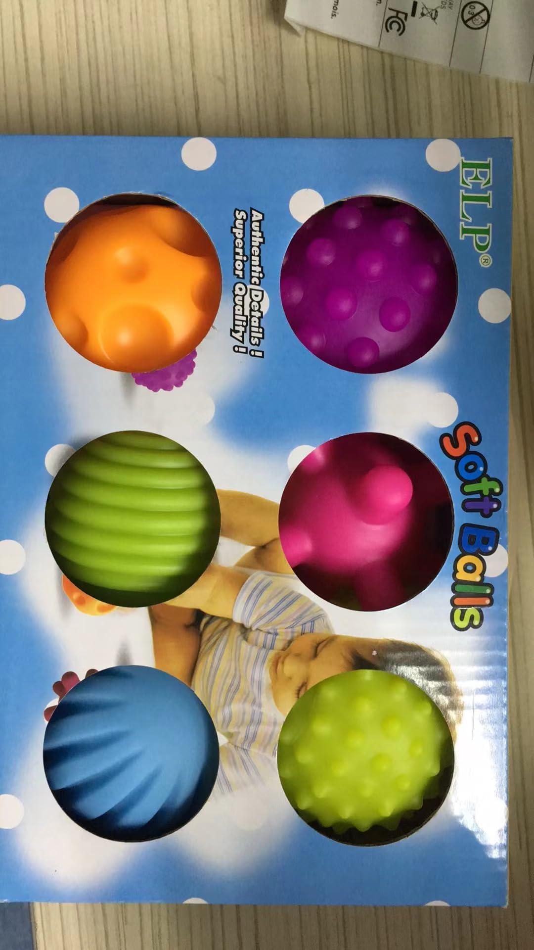 ROHSCE Sensory Balls for Baby Sensory Baby Toys 6 to 12 Months for Toddlers 1-3, Bright Color Textured Multi Soft Ball Gift Sets, Montessori Toys for Babies 6-12 Months Infant Toys (6 Pack) - Image 15