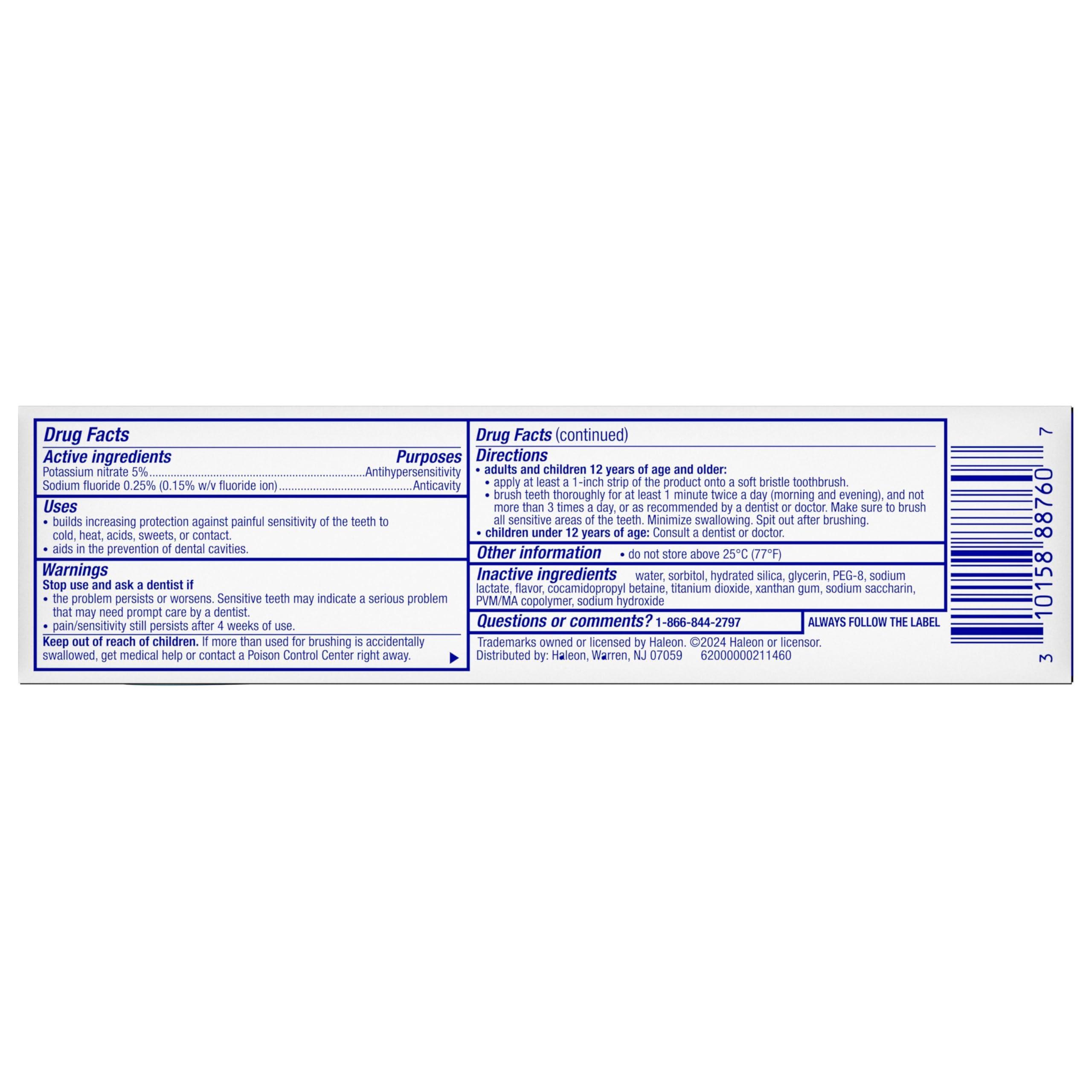 Sensodyne Pronamel Intensive Enamel Repair Toothpaste for Sensitive Teeth, to Reharden and Strengthen Enamel, Clean Mint - 3.4 Ounces - Image 8