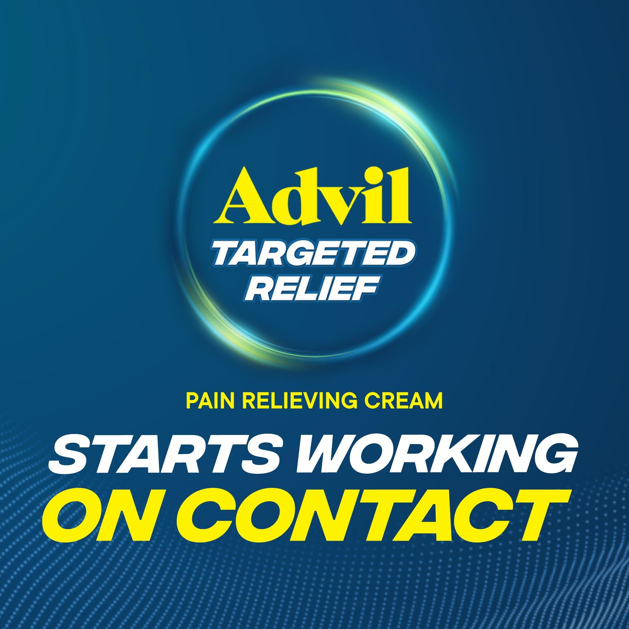 Advil Targeted Relief Pain Relieving Cream, Up to 8 Hours of Powerful Relief of Minor Arthritis Pain, Joint Pain, Lower Back Pain and Muscle Pain - 2.3 oz - Image 2