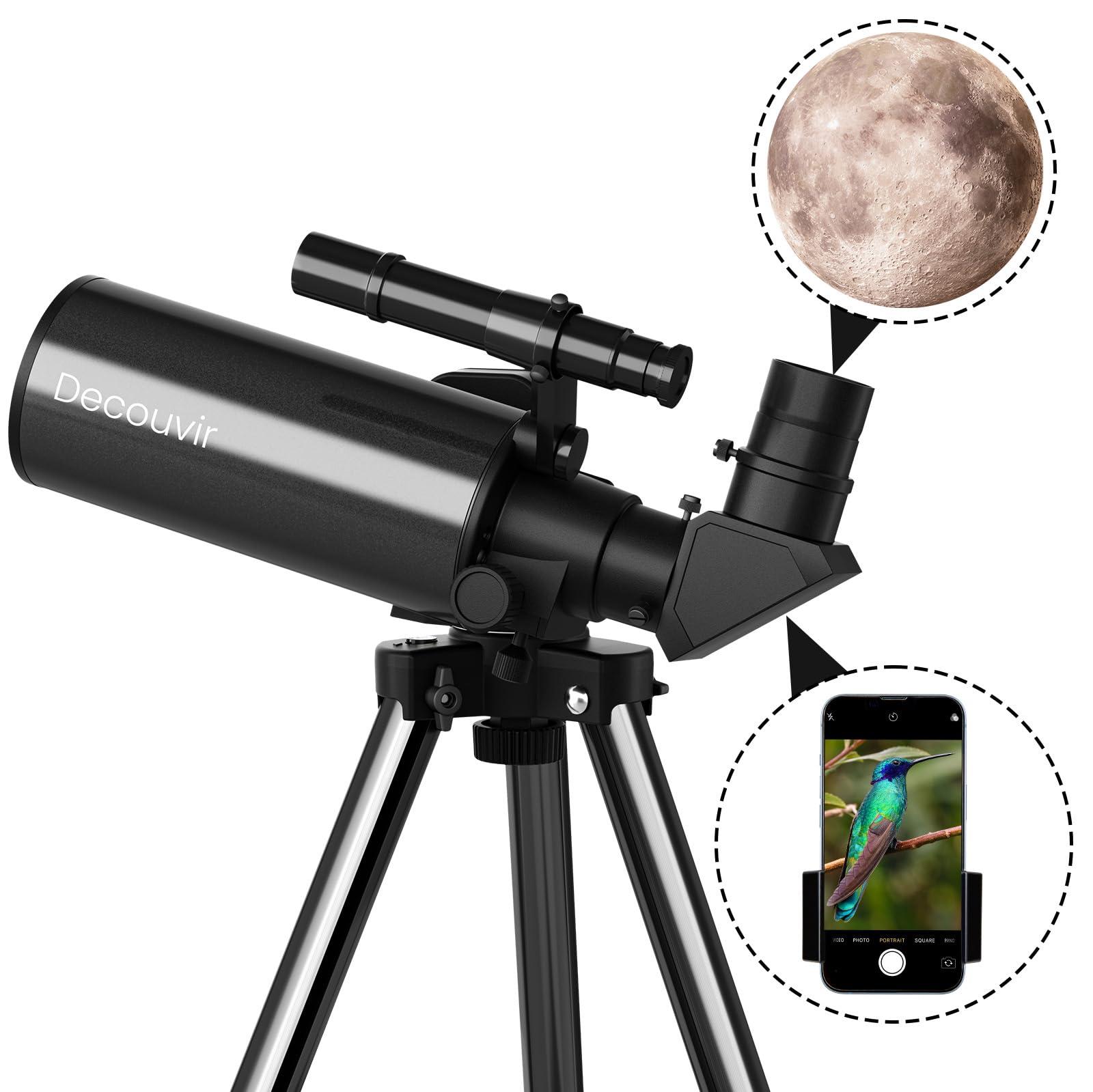 Maksutov-Cassegrain Telescopes for Adults Astronomy, 70mm Aperture Catadioptric Compound Telescope, Compact Portable Travel Telescope, w. Pro Tripod & Phone Adapter - Image 8