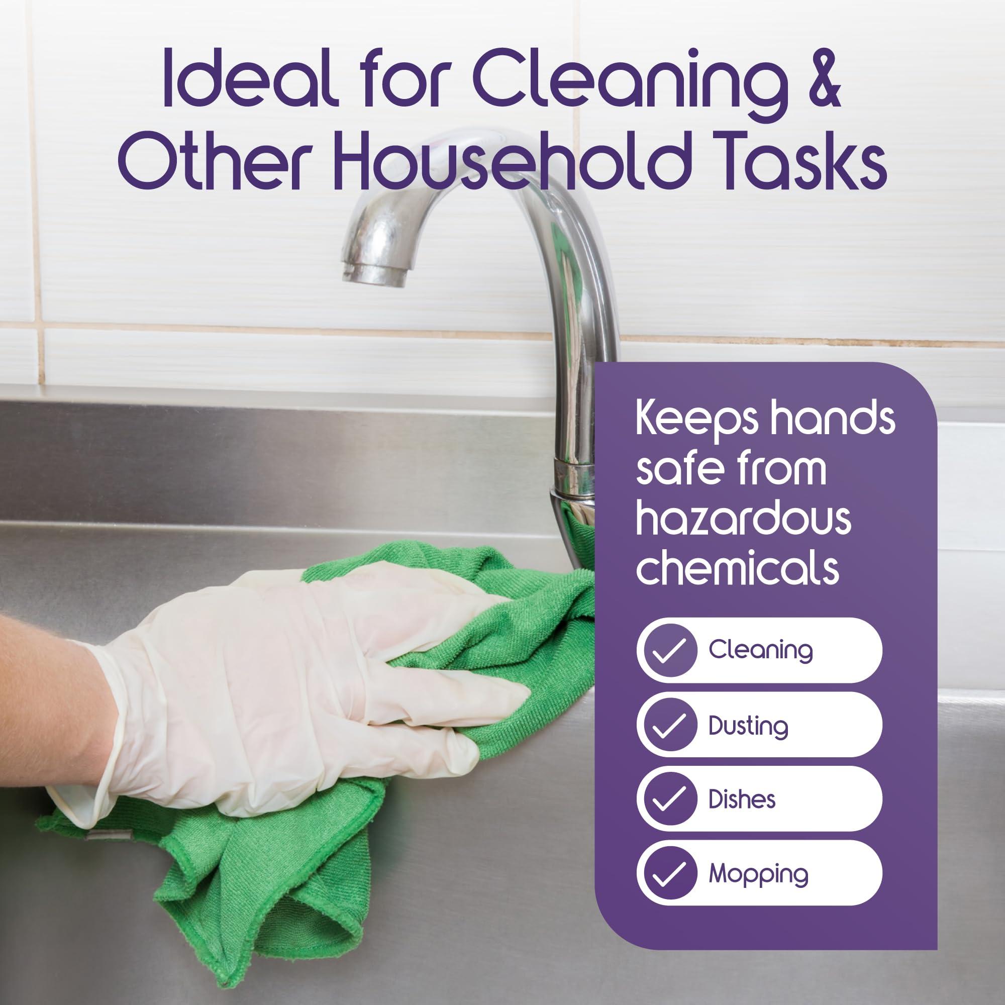 Inspire Stretch Vinyl Exam Gloves | THE ORIGINAL Quality Disposable Latex Free Medical Glove Cleaning Cooking Food Service Labs Healthcare and Household, Medium 1000 Count - Image 5