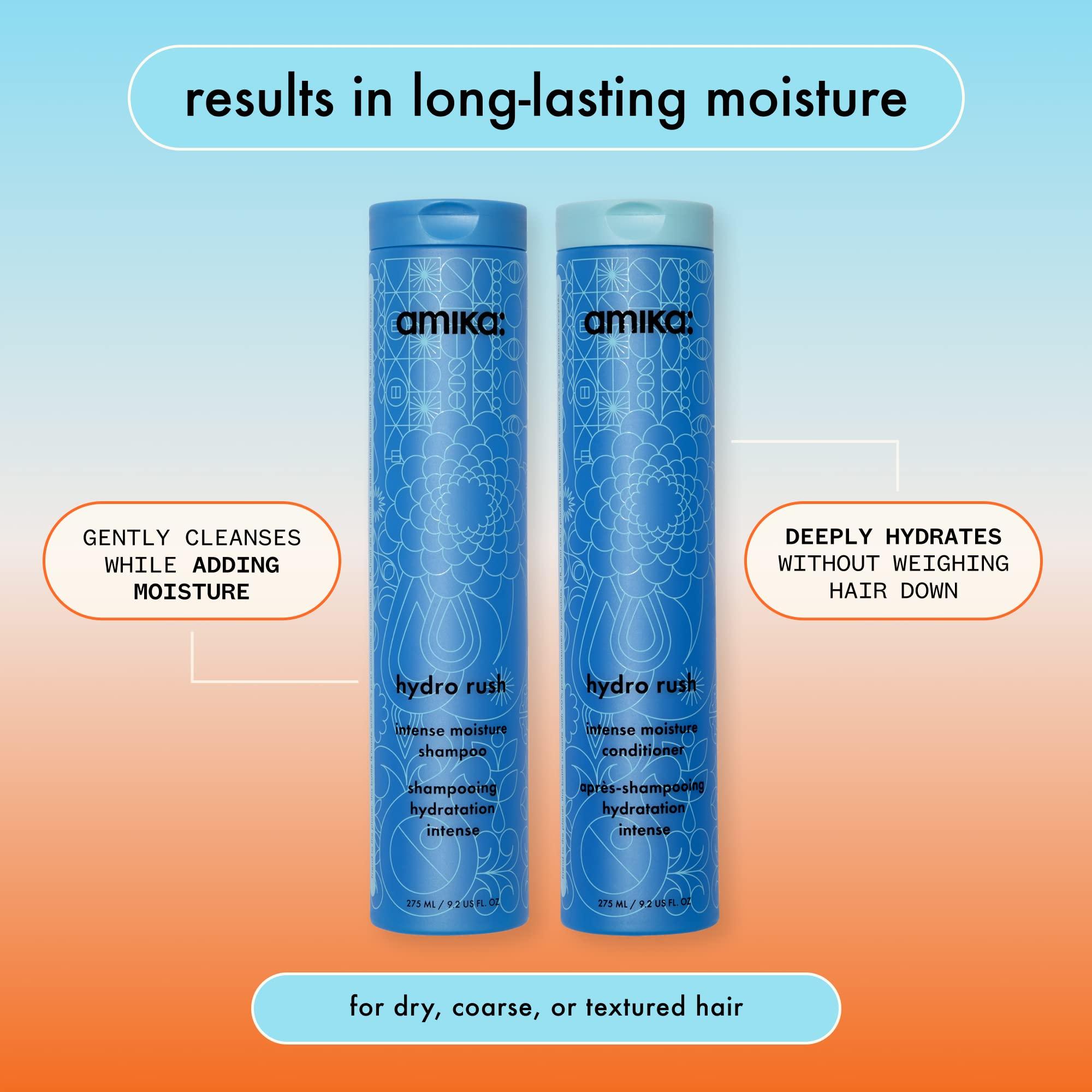 amika hydro rush intense moisture shampoo with hyaluronic acid - Image 7