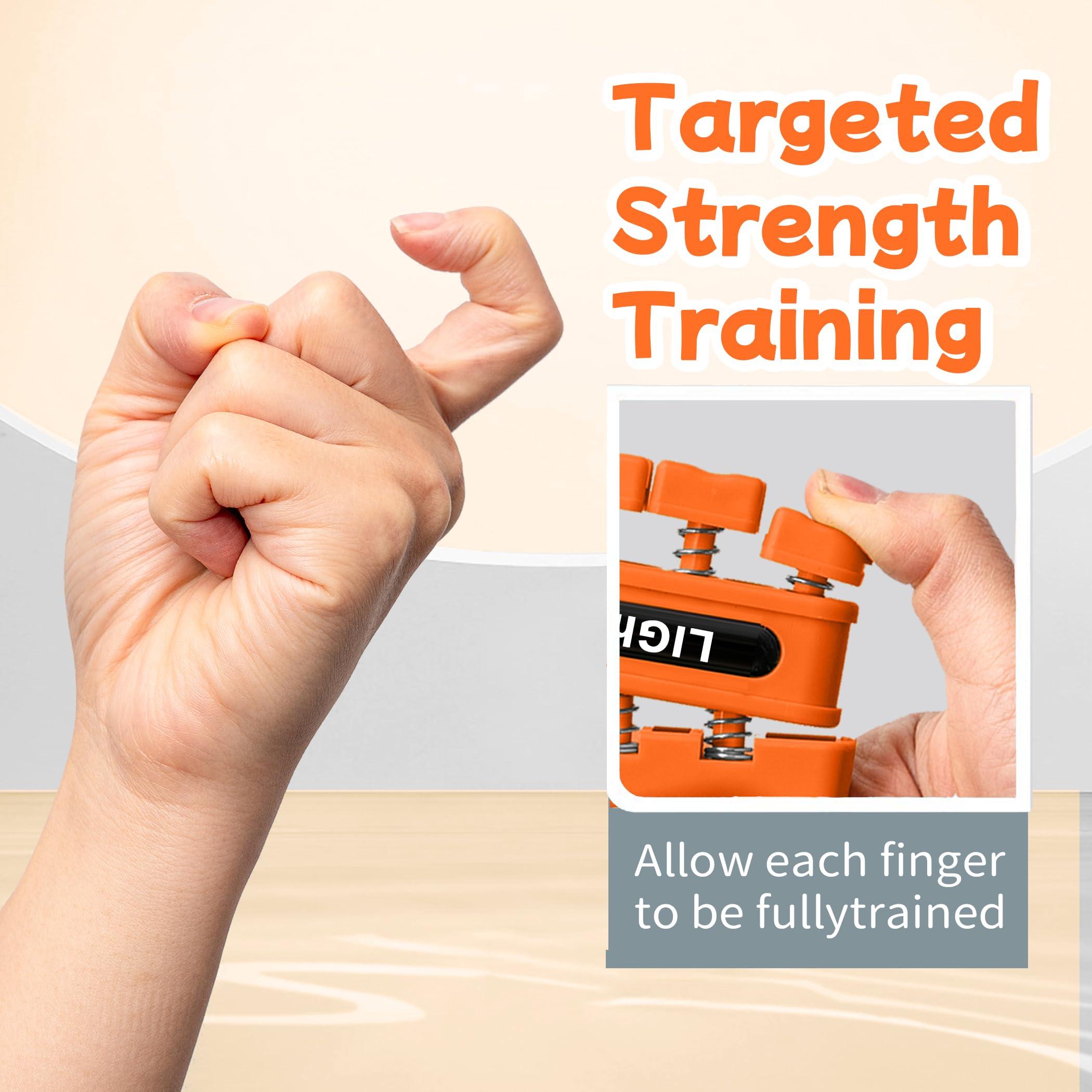 DICYWUDI Grip Strength Trainer, Finger Strength Trainer for Grip Strength Training for Fingers, Wrists, and Hands for Home, Office, Gym, Climbing, Athletes, Musicians, and Therapy - Image 3