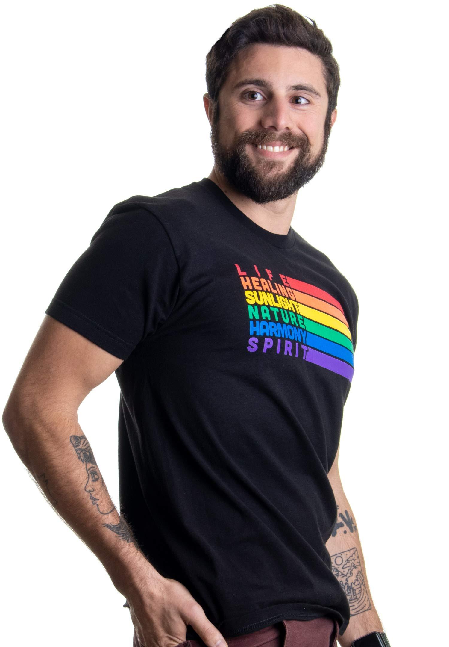 Pride Flag Meaning | Lesbian Gay Bisexual Transgender LGBTQ Men Women T-Shirt - Image 3