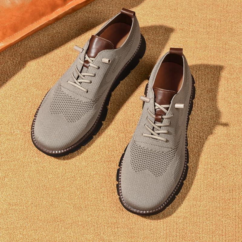Breeze Shoes for Men Oxfords Lace-Up Lightweight Casual Walking Shoes Comfortable Dress Shoes for Men - Image 8