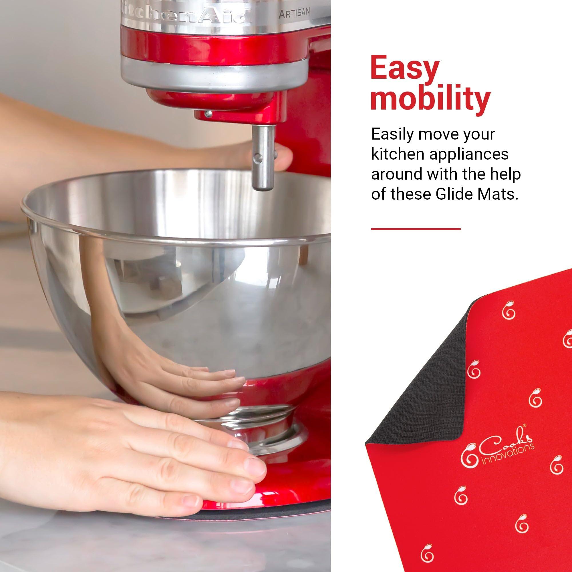 Cooks Innovations 3 Pack Heat Resistant Mats for Countertop, Air Fryer Heat Pad Protector, Appliance Sliders for Kitchen, Sliding Function for Air Fryer, Coffee Maker - Image 8