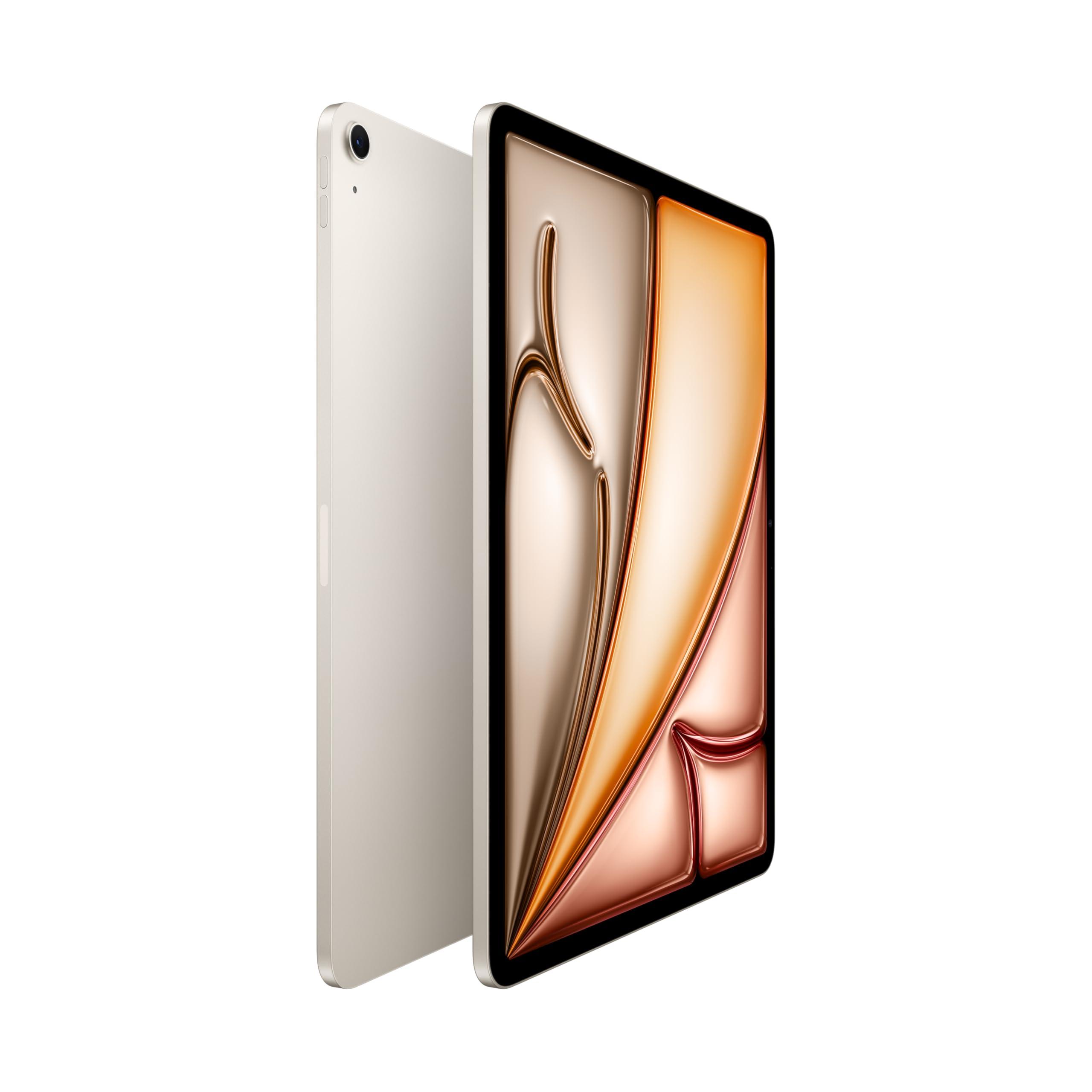 Apple iPad Air 13-inch with M3 chip Built for Apple Intelligence, Liquid Retina Display, 256GB, 12MP Front/Back Camera, Wi-Fi 6E, Touch ID, All-Day Battery Life — Starlight - Image 2