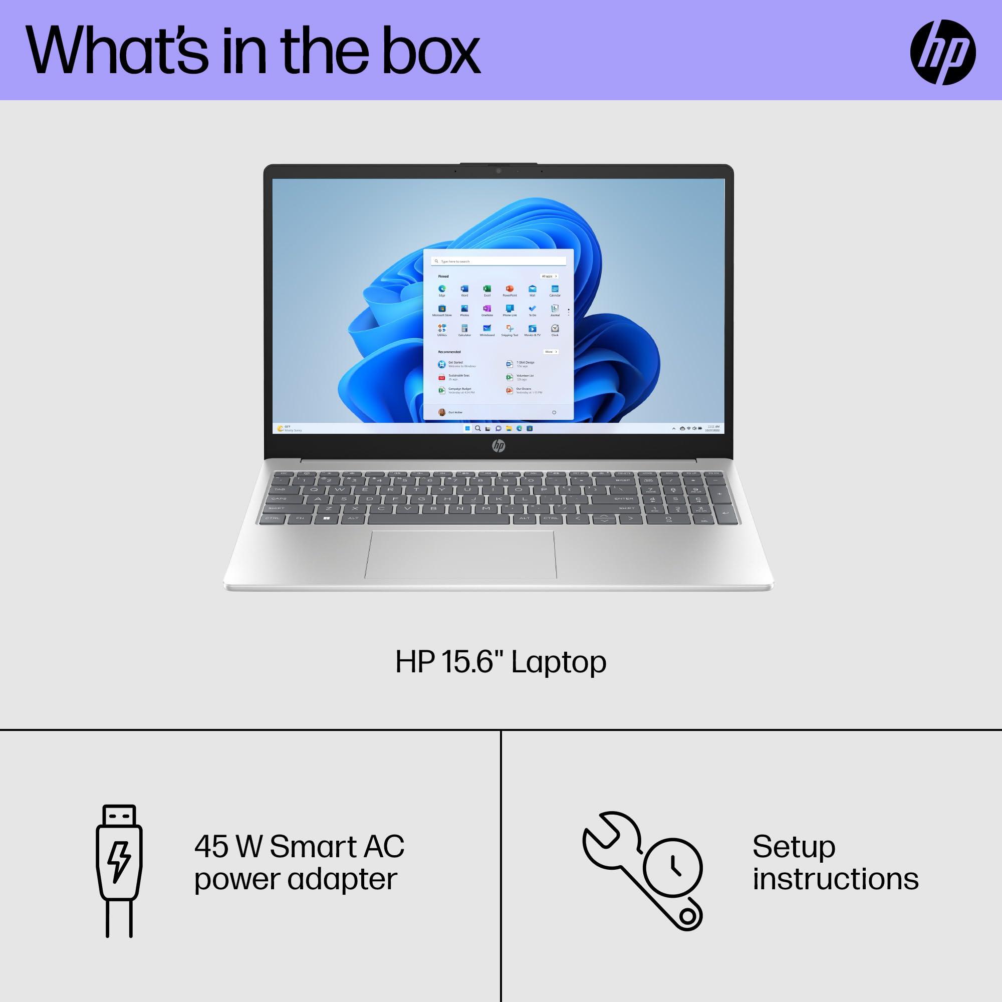 HP 15 inch Laptop, HD Display, 13th Generation Intel Core i5-1334U, 8 GB RAM, 512 GB SSD, Intel Iris Xe Graphics, Windows 11 Home, 15-fd0012nr (2024) - Image 8