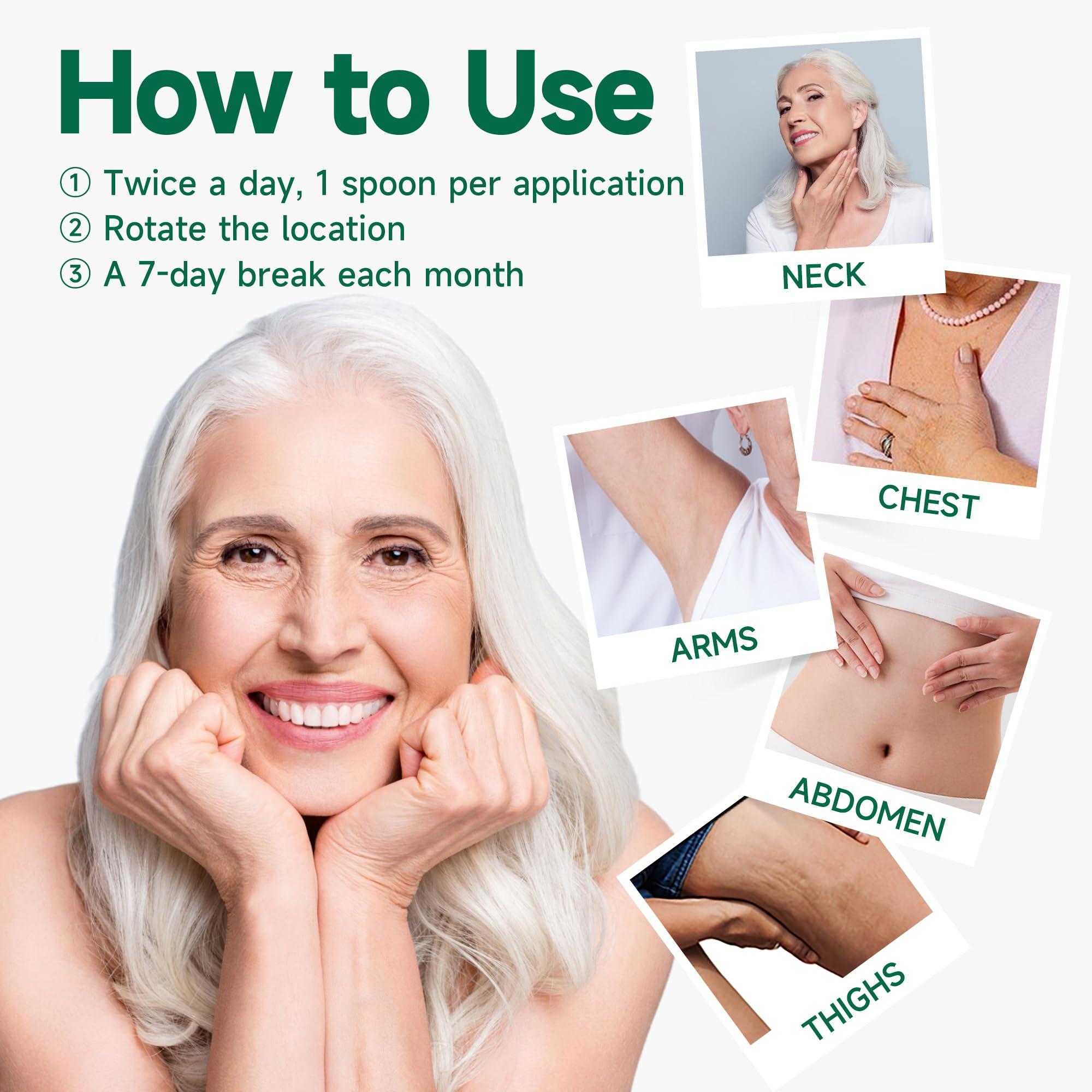 Wild Yam Cream for Hormone Balance: Natural Formula for Hot Flashes Night Sweats - Estrogen Progesterone Free 2 OZ - Image 5