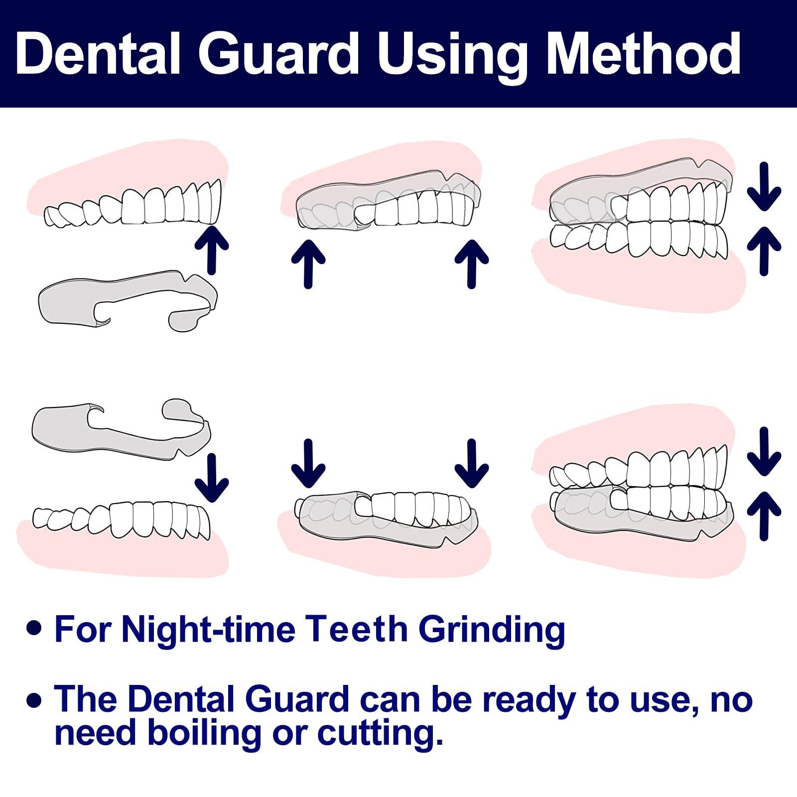Kids Mouth Guard Moldable (4 Pack Blue) & Disposable Mouth Guard (8 pcs) for Grinding & Clenching Teeth | Comfortable Nighttime Protection Guard | Including Hygiene Case & Mask with Gel Ice Pack - Image 6