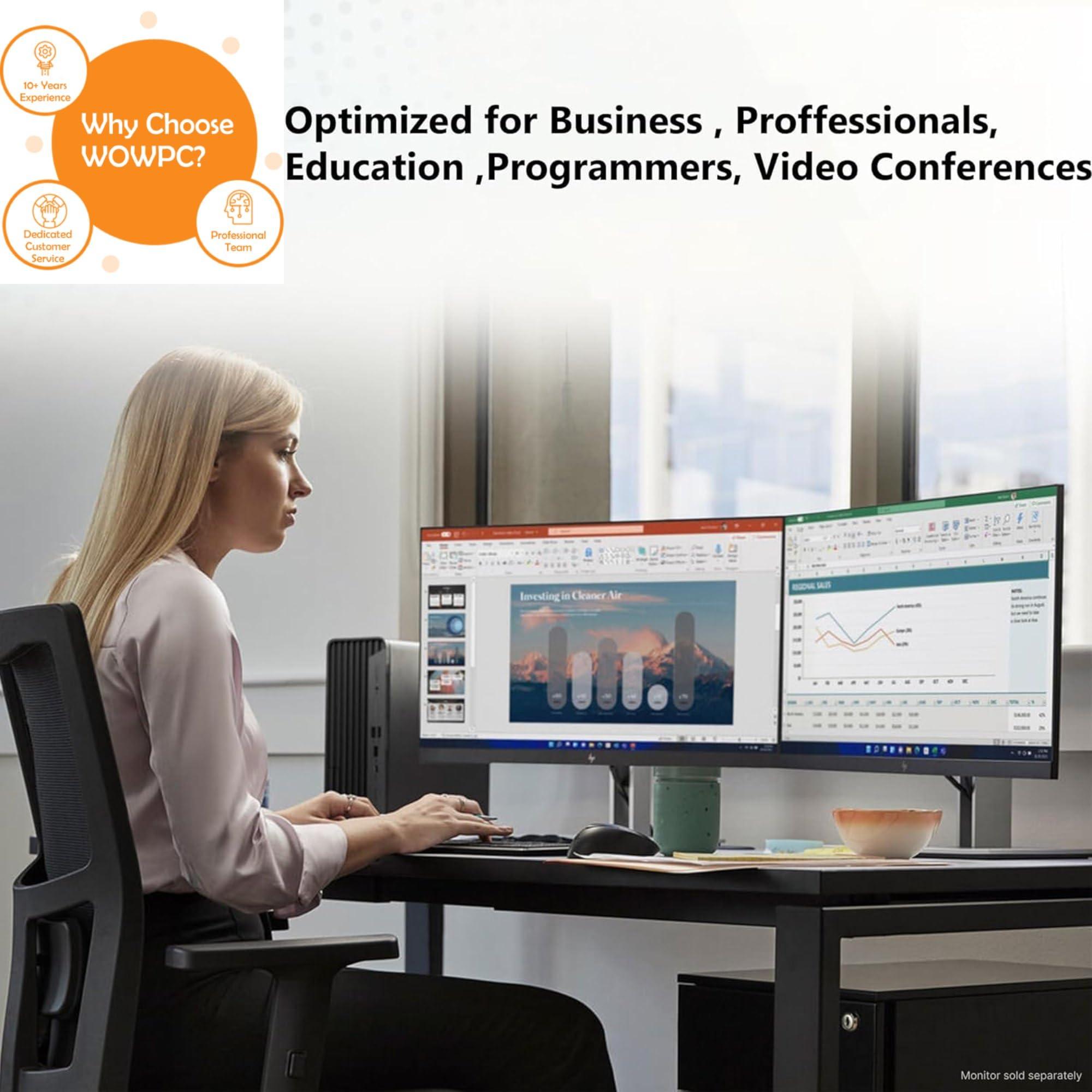 HP ProDesk 400 G9 SFF Business Desktop Computer, Intel CPU, 32GB RAM, 1TB PCle SSD, Dual 4K Display Support, USB-C, HDMl, RJ-45, Wi-Fi, Wired Keyboard & Mouse, Windows 11 Pro - Image 6