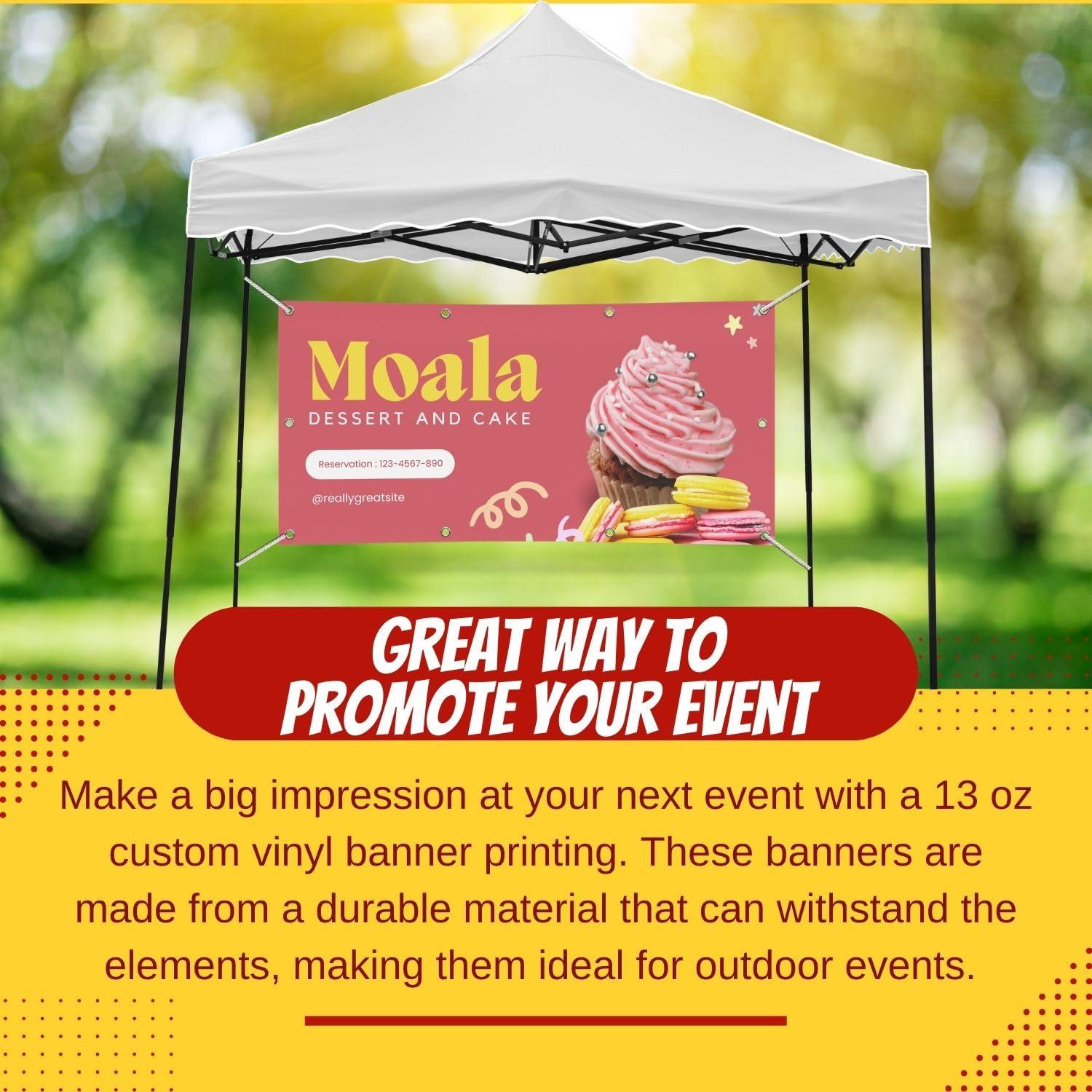 Personalized Custom Vinyl Banner Printing Indoor or Outdoor use Printed Business Event Birthday Party Large Custom Vinyl Banner for Party Decoration - Image 7
