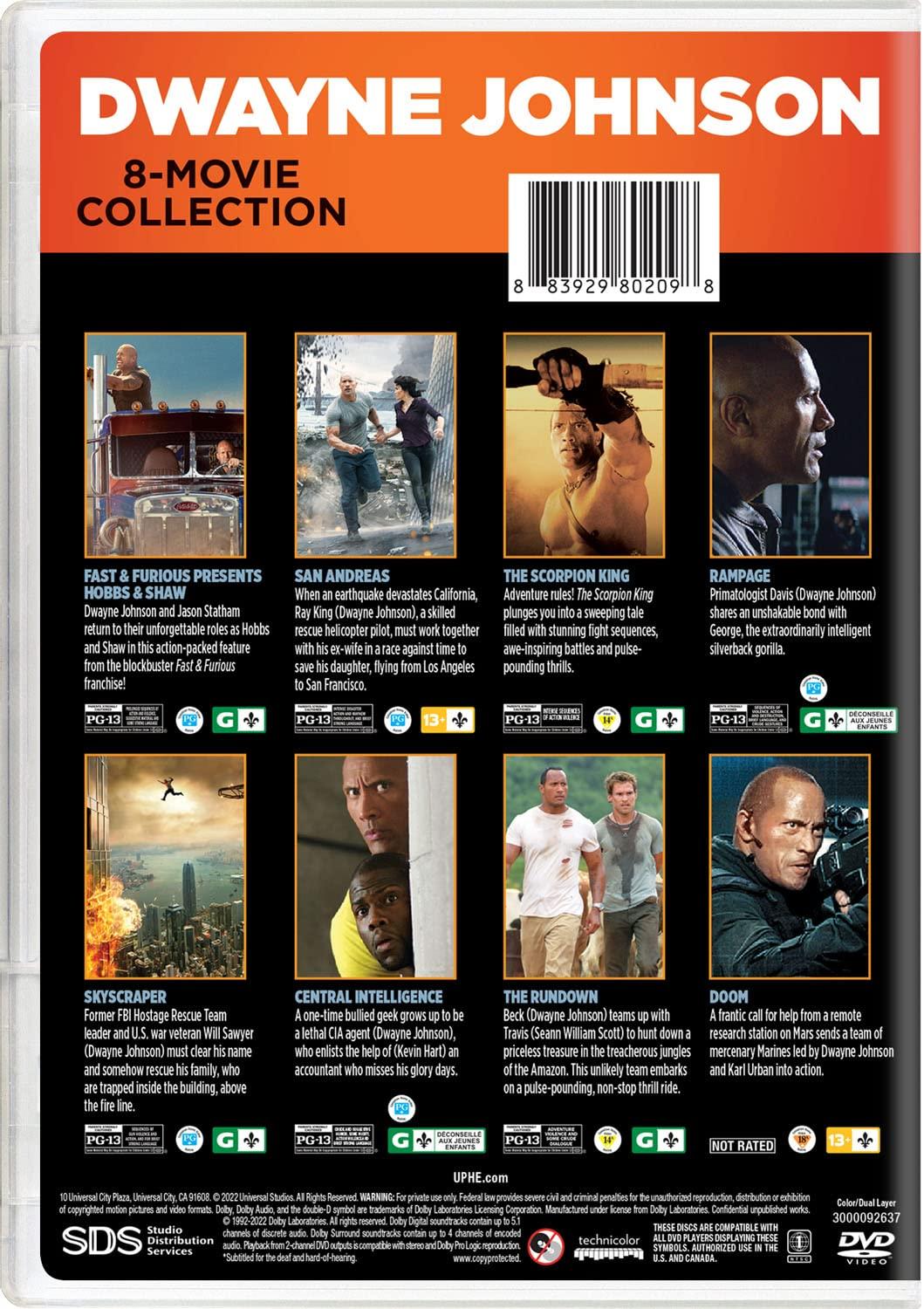 Dwayne Johnson 8-Movie Collection [DVD] - Image 3