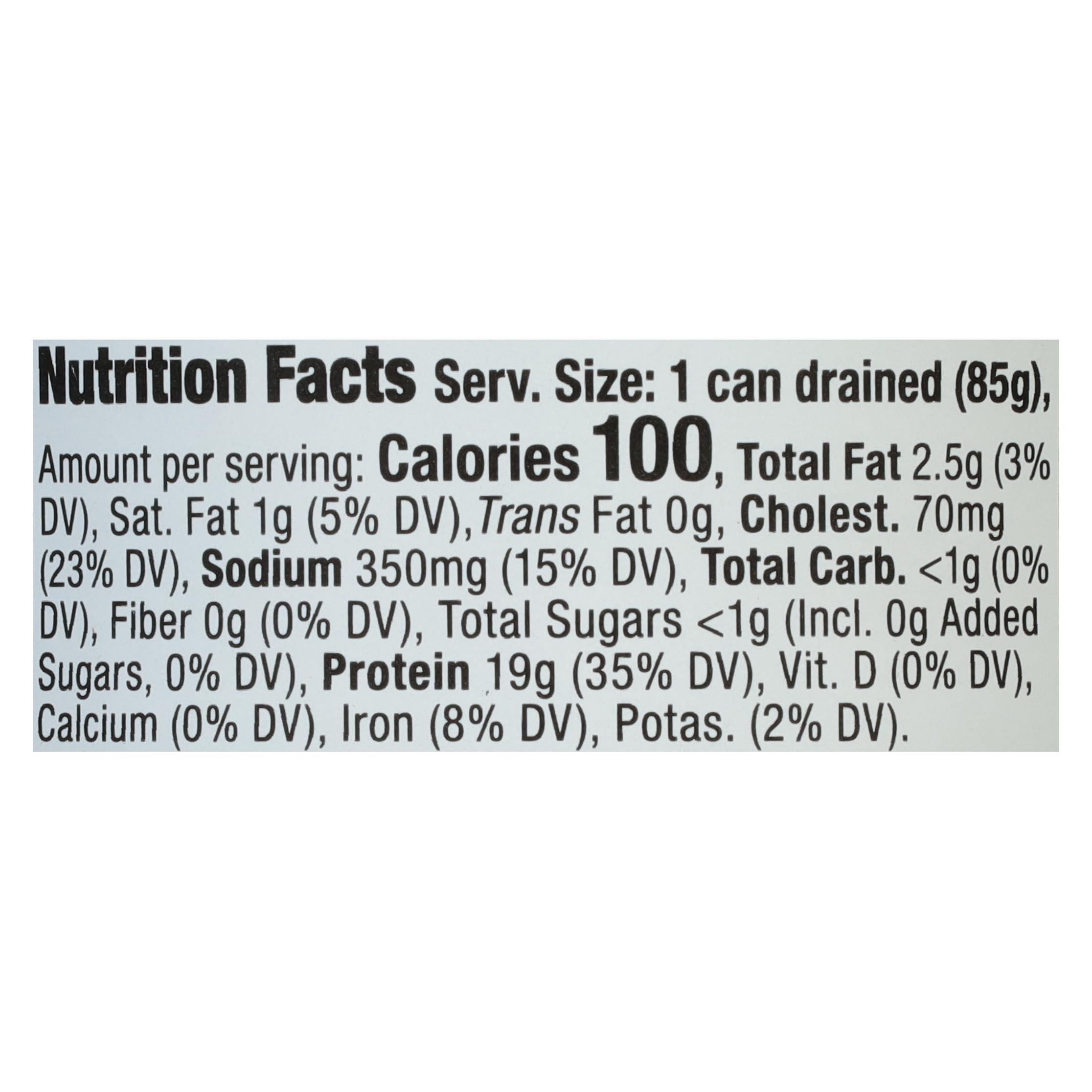 Bumble Bee Premium White Chicken, Chunk in Water, 5 oz Can - 19g Protein per Serving - Gluten Free, Keto Friendly - Image 8