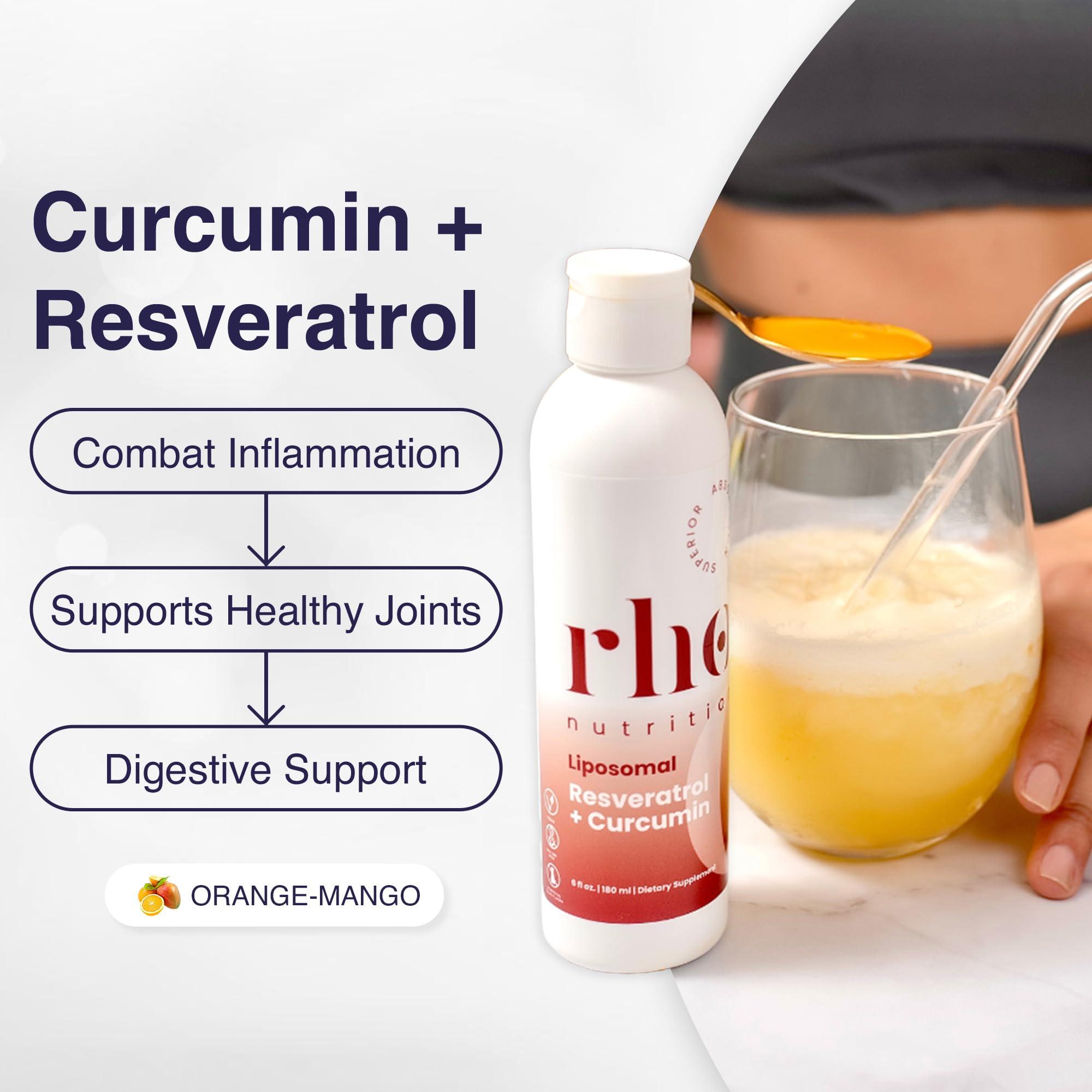 Rho Nutrition - Cellular Longevity Essentials Bundle – Ultra High Absorption Liquid Liposomal Supplements for Healthy Aging & Cellular Support - NAD+, Curcumin + Resveratrol, & Glutathione (3 Pack) - Image 5