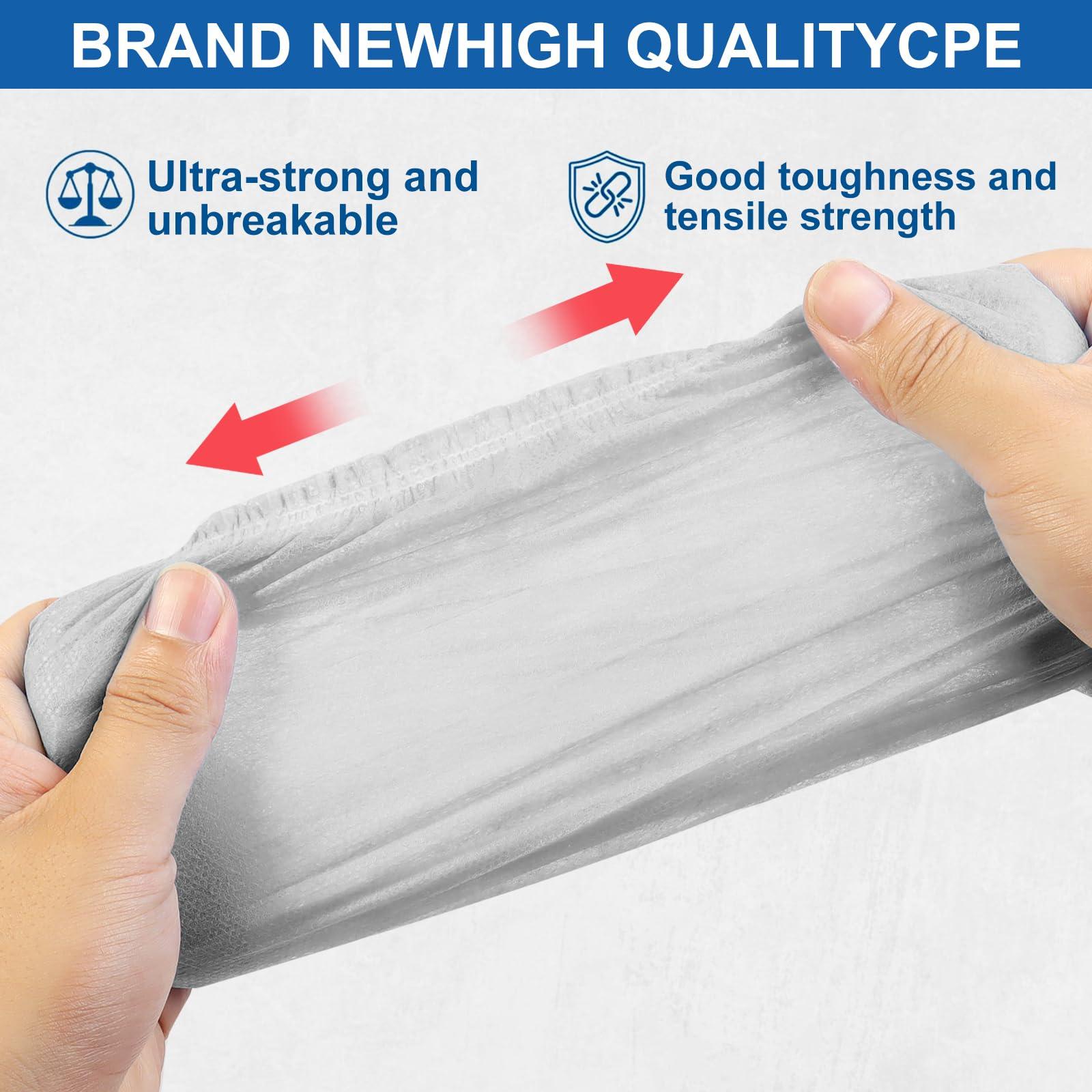 Disposable non-woven shoe covers (100 shoe covers, 50 pairs) Household shoe covers,Thickened, Indoor shoe protection covers, Men's and women's sizes are universal - Image 4