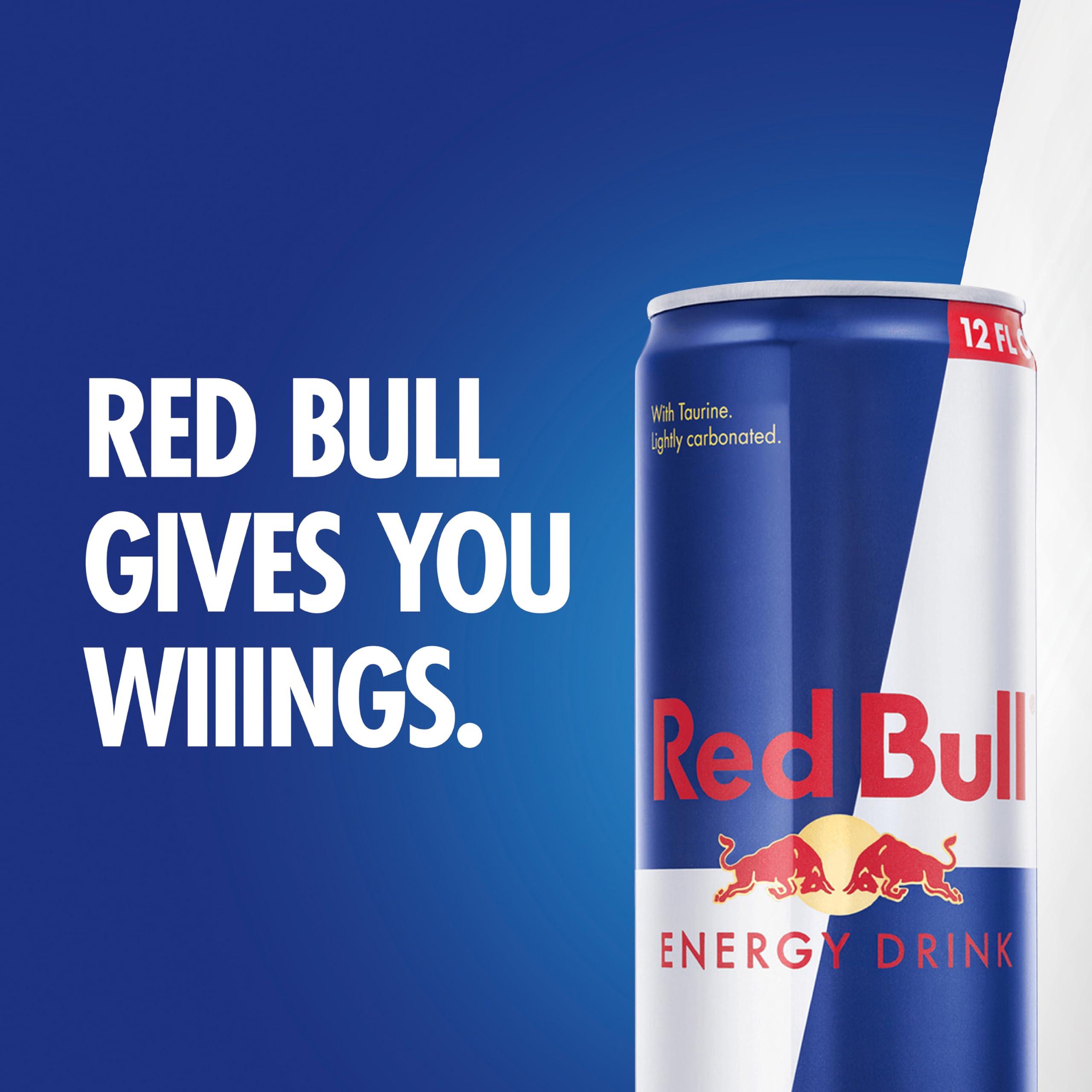 Red Bull Energy Drink with 114mg Caffeine plus Taurine & B Vitamins, 12 Fl Oz, Pack of 24 Cans - Image 4