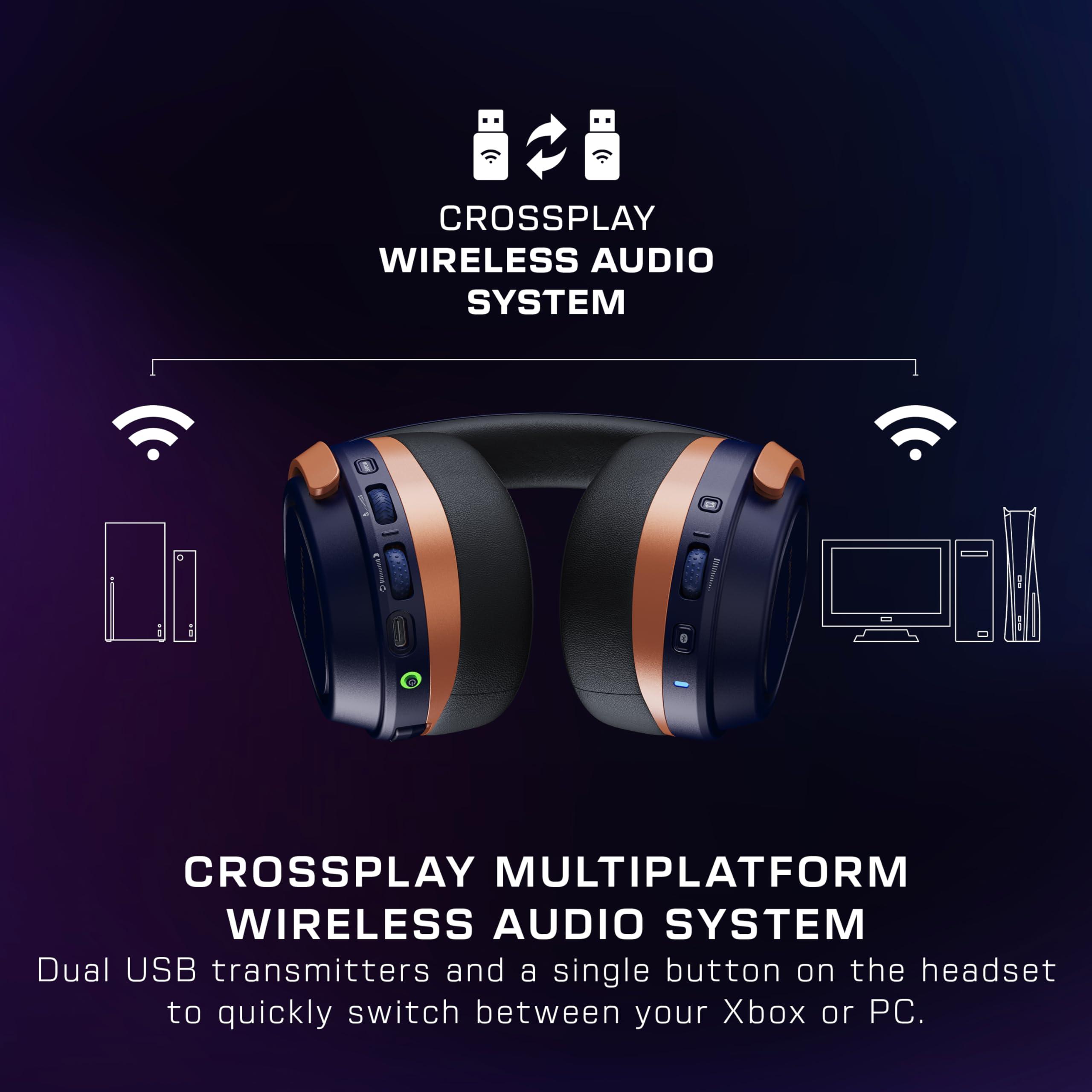 Turtle Beach Stealth 700 Gen 3 Wireless Multiplatform Amplified Gaming Headset for Xbox Series X|S, Xbox One, PC, PS5, Mobile – 60mm Drivers, AI Noise-Cancelling Mic, Bluetooth, 80-Hr Battery – Cobalt - Image 5