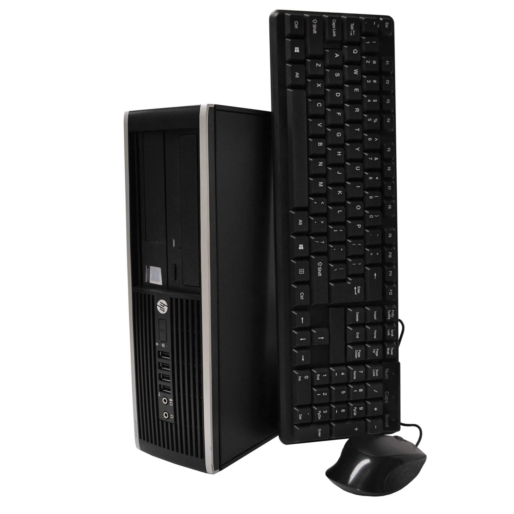 HP Elite Desktop PC Computer Intel Core i5 3.1-GHz, 8 gb Ram, 1 TB Hard Drive, DVDRW, 19 Inch LCD Monitor, Keyboard, Mouse, Wireless WiFi, Windows 10 (Renewed) - Image 3