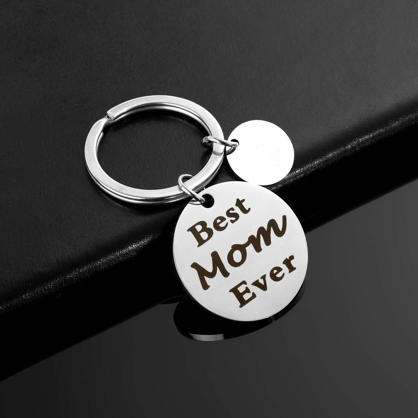 Mothers Day Gifts, Mom Gifts from Son for Birthday, I'll Always Be Your Little Boy, You Will Always Be My World, Best Mom Ever Keychain for Valentines Day Christmas Stocking Stuffers - Image 6