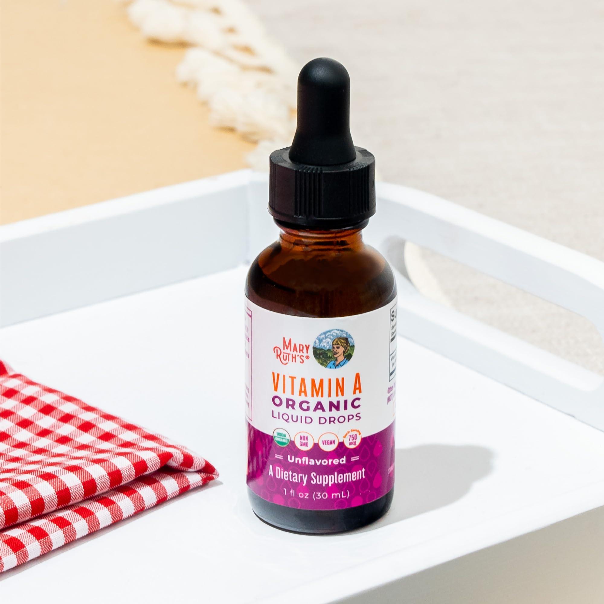 MaryRuth Organics USDA Organic Vitamin A Liquid Drops | 3 Month Supply | Immune Support, Eye Health, Skin Health for Ages 14+ | 750mcg per Serving | Sugar Free | Vegan | Non-GMO | Gluten Free | 1oz - Image 10