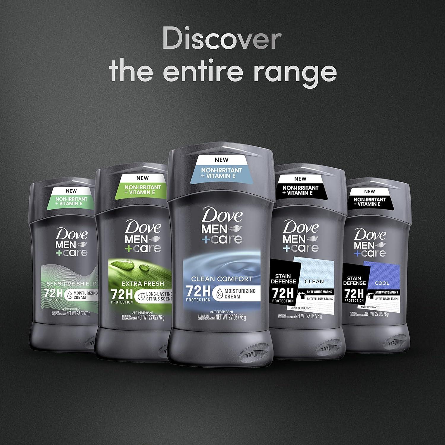 Dove Men+Care Antiperspirant Deodorant Stick Clean Comfort 2.7 oz (Pack of 12) - Image 7