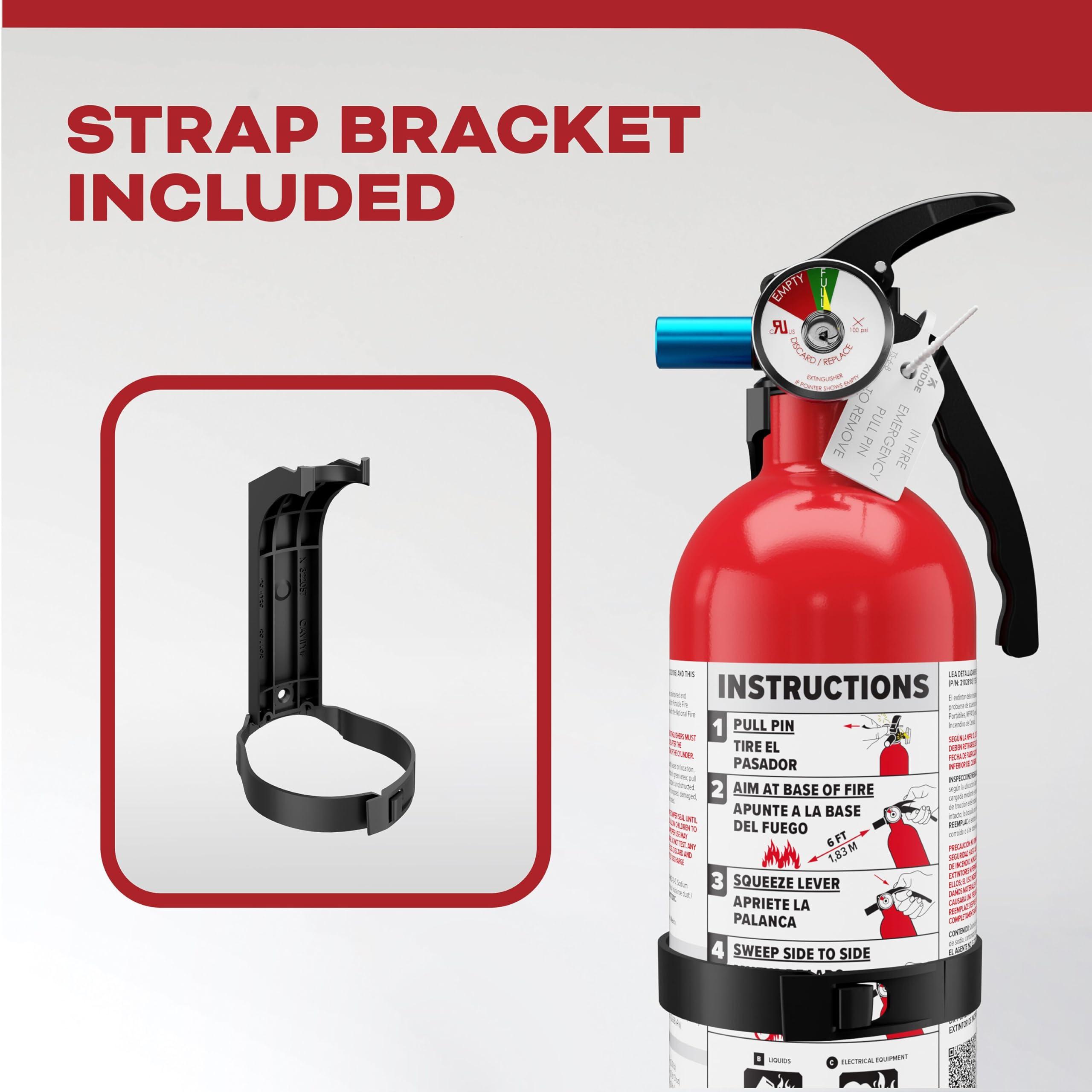 Kidde Basic Fire Extinguisher for Home, Office, Residential, Single-Use, 5BC - Image 7