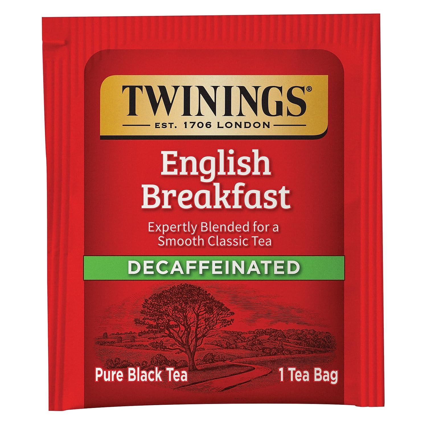Twinings Classics Naturally Decaffeinated English Breakfast Tea -- 25 Count (Pack of 1) - Image 3