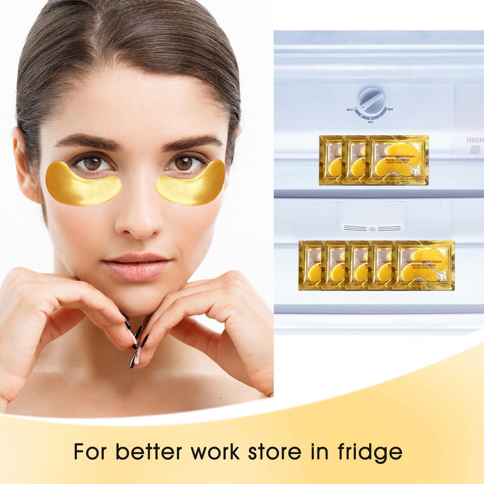 Adofect 30 Paris Under Eye Patches 24k Gold Under Eye Mask for Puffy Eyes and Dark Circles Treatments, Under Eye Bags Treatment Collagen Gel Pads for Beauty & Personal Care, Gold - Image 7