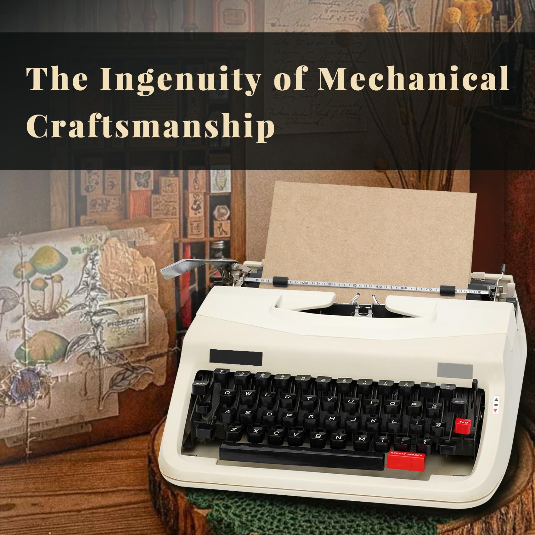 [Vintage Collector's Pick] Vintage Manual Typewriter (Individually Restored Standard Model) — Retro Artistry/Children's Mechanical Guide/Geniune Keystroke Sensation - Image 2