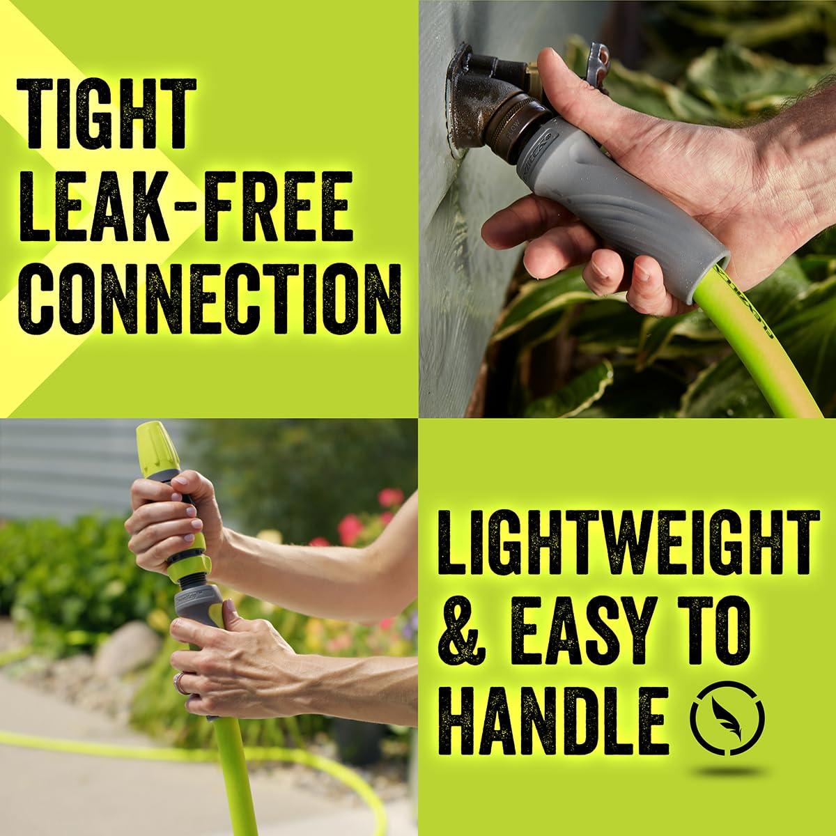 Flexzilla Garden Hose with SwivelGrip, 5/8 in. x 50 ft., Heavy Duty, Lightweight, Drinking Water Safe, ZillaGreen - HFZG550YWS-E - Image 10