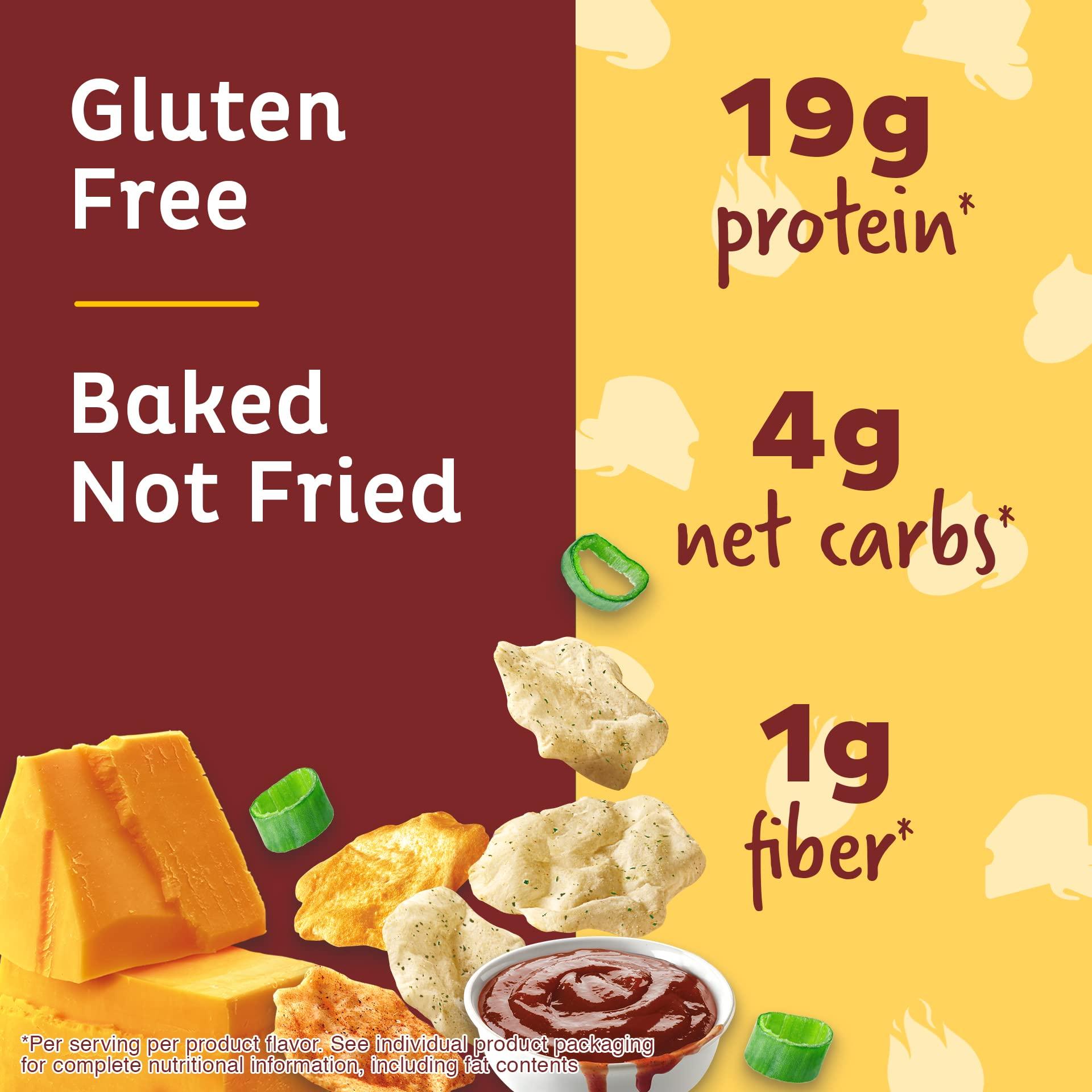 Quest Nutrition Protein Chips Variety Pack, BBQ, Cheddar & Sour Cream, Sour Cream & Onion, High Protein, Low Carb, 1.1 oz (Pack of 12) - Image 5