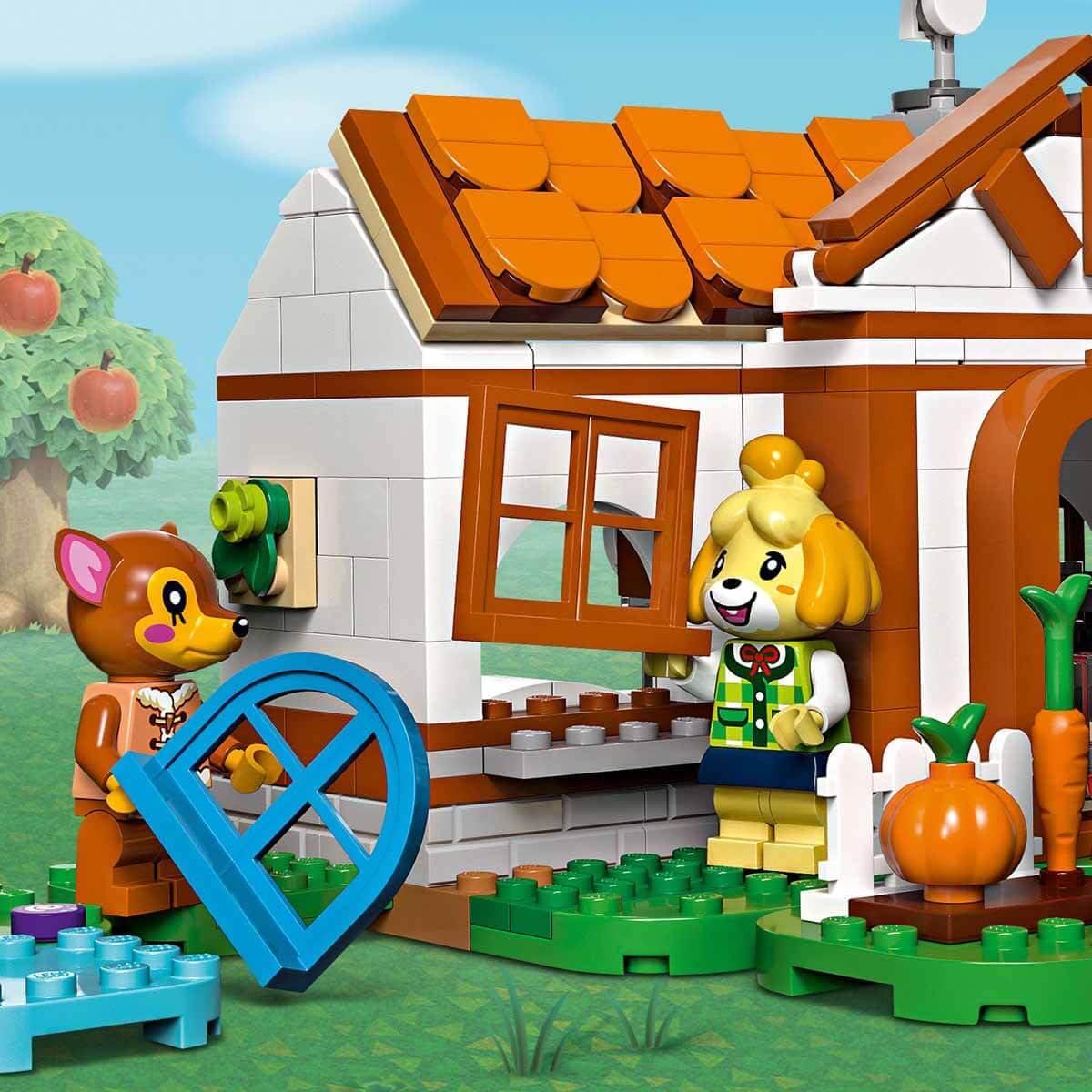 LEGO Animal Crossing Isabelle’s House Visit, Buildable Creative Toy for Kids, Includes Fauna and more Animal Crossing Toy Figures, Video Game Toy, Birthday Gift for Girls and Boys Ages 6 and Up, 77049 - Image 2