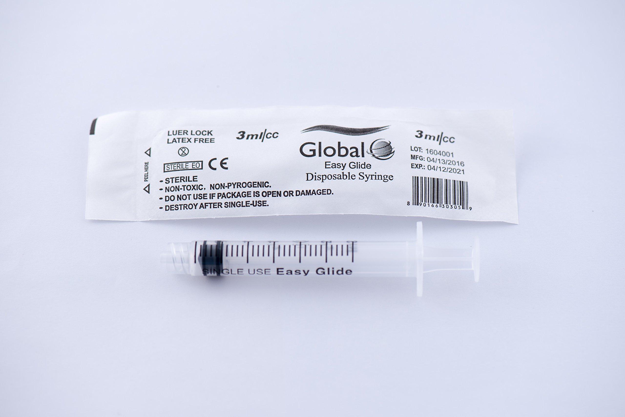 3cc Luer Lock Syringe (No Needle), Box of 100 - Image 3