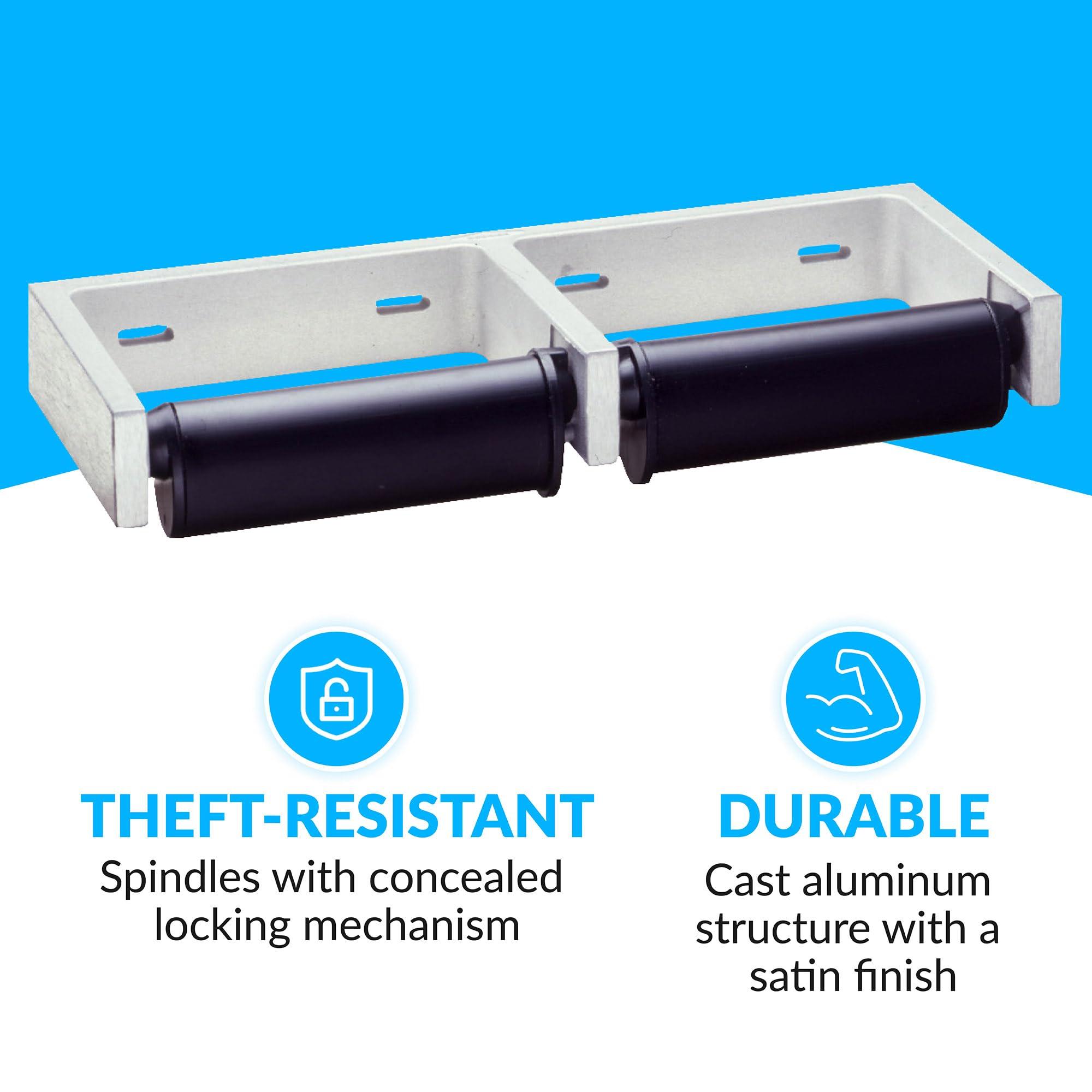 Bobrick Toilet Tissue Dispenser for Two Rolls (Model B-2740) - Image 3