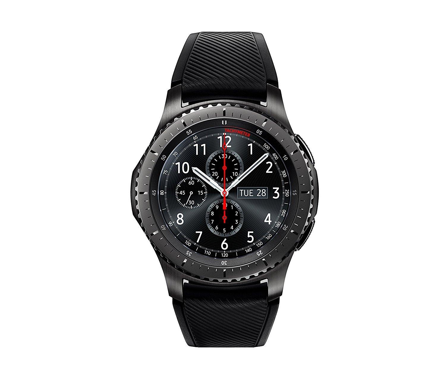 SAMSUNG GEAR S3 FRONTIER Smartwatch 46MM - Dark Gray (Renewed) - Image 2