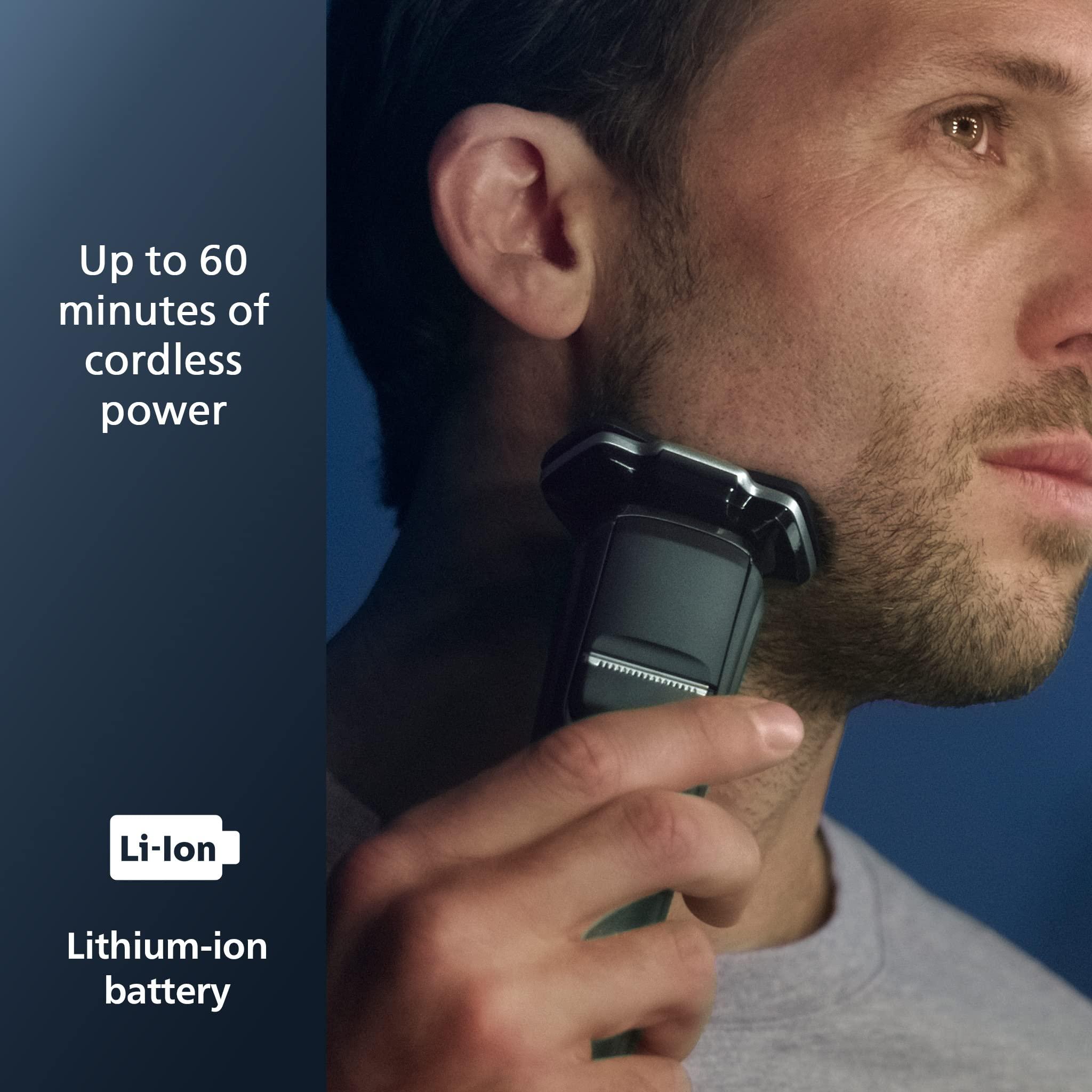 Philips Norelco Shaver 7800, Rechargeable Wet & Dry Electric Shaver with SenseIQ Technology, Quick Clean Pod, Charging Stand, Travel Case and Pop-up Trimmer, S7885/85 - Image 8