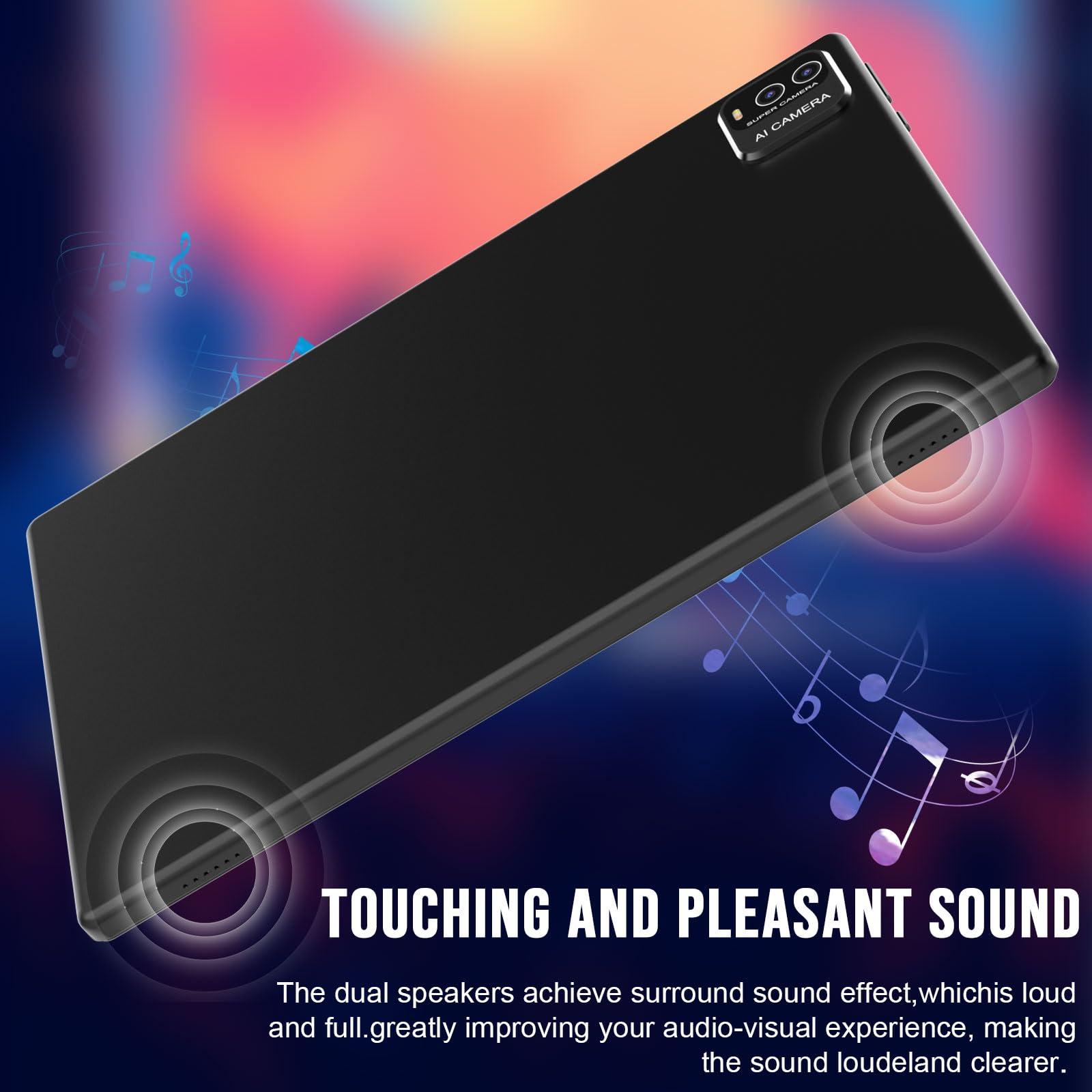 Andoird 14 Tablet 10 inch, 2 in 1 Tablets with Keyboard Case Stylus Mouse, 12GB RAM 64GB ROM 1TB Expand, Octa-Core 2.0Ghz, 5G WiFi, BT5.0, 6000mAh, 8MP Camera, 1280 x 800 HD Screen, Widevine L1, GMS - Image 5
