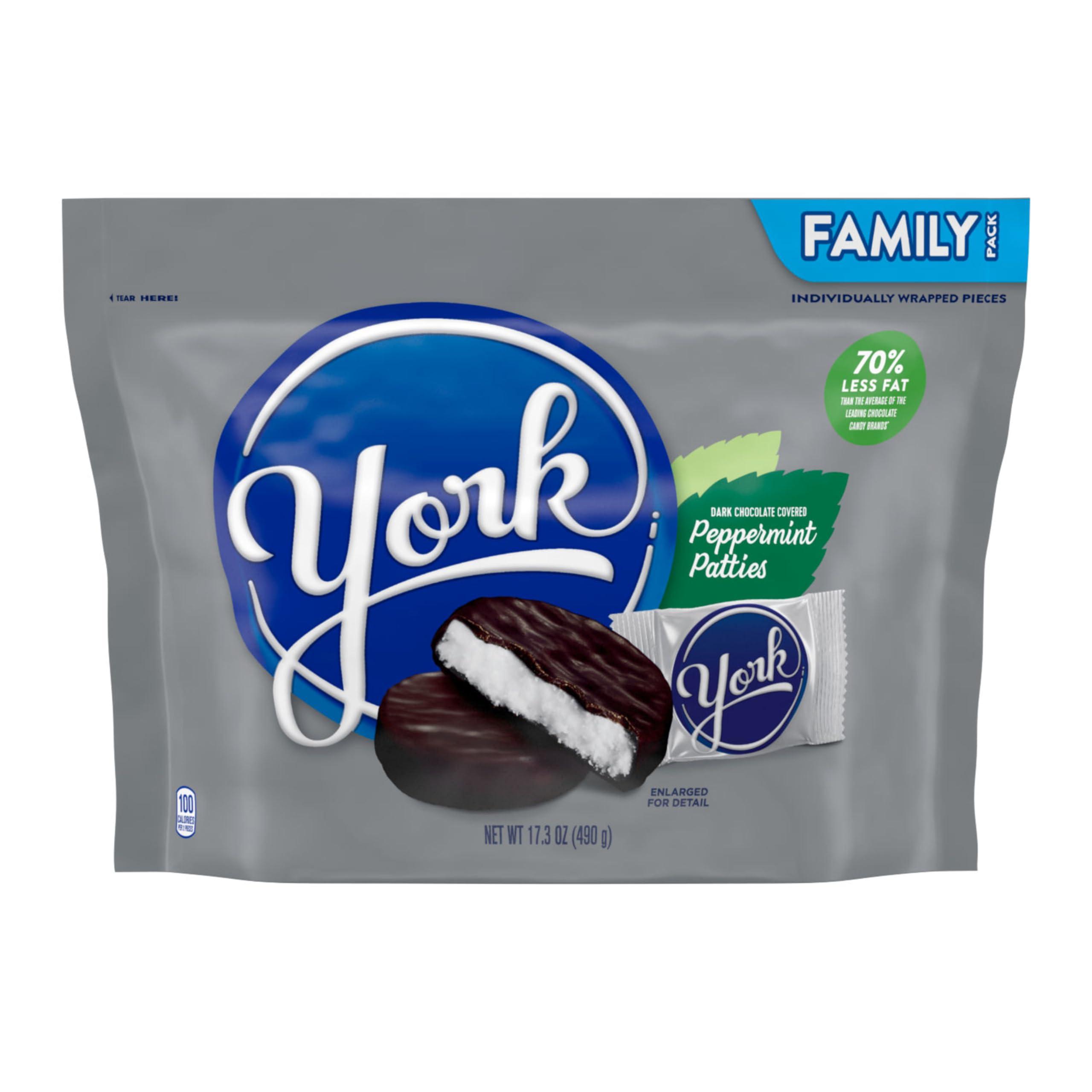YORK Dark Chocolate Peppermint Patties, Candy Family Pack, 17.3 oz - Image 3